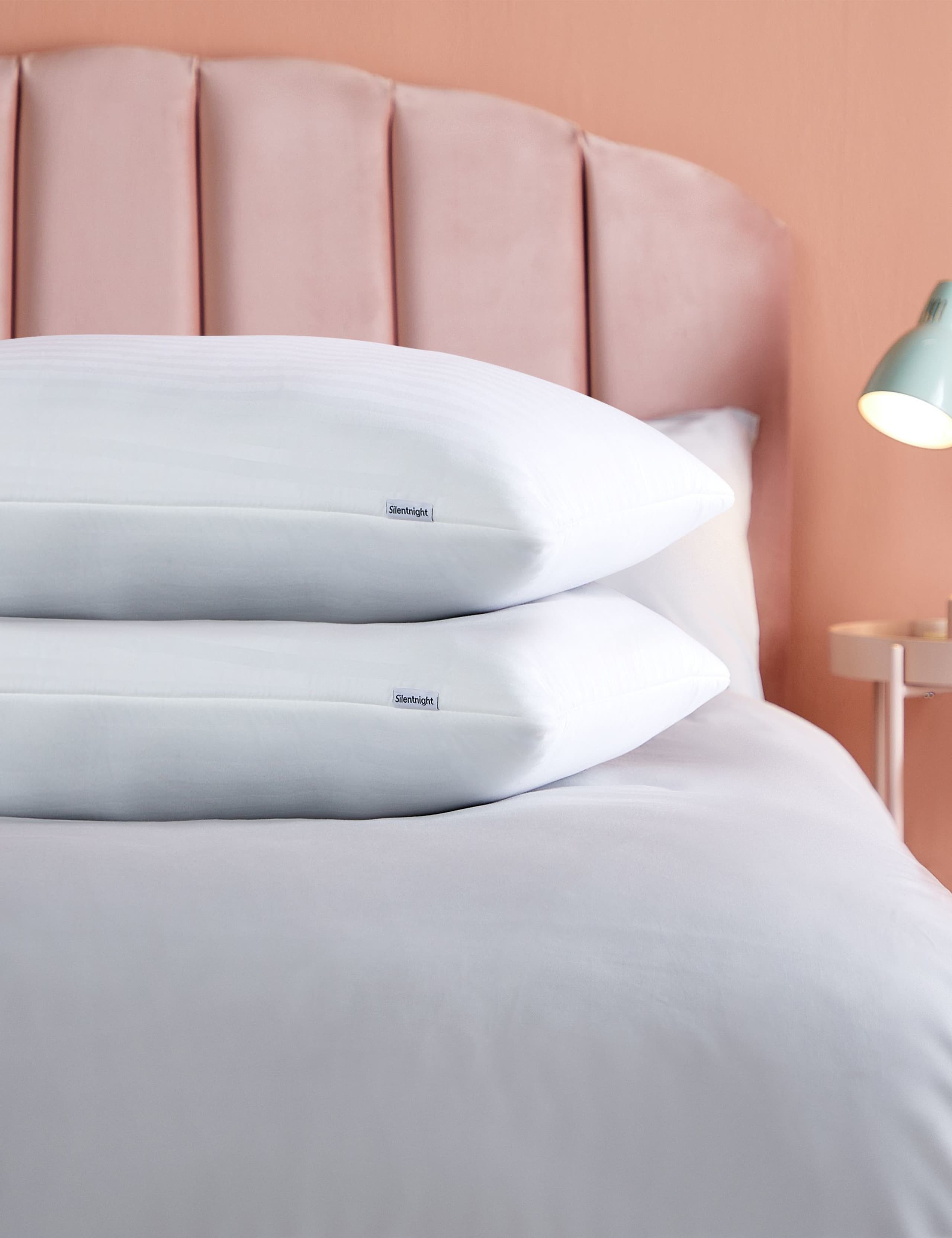 2pk Memory Foam Shell Pillows