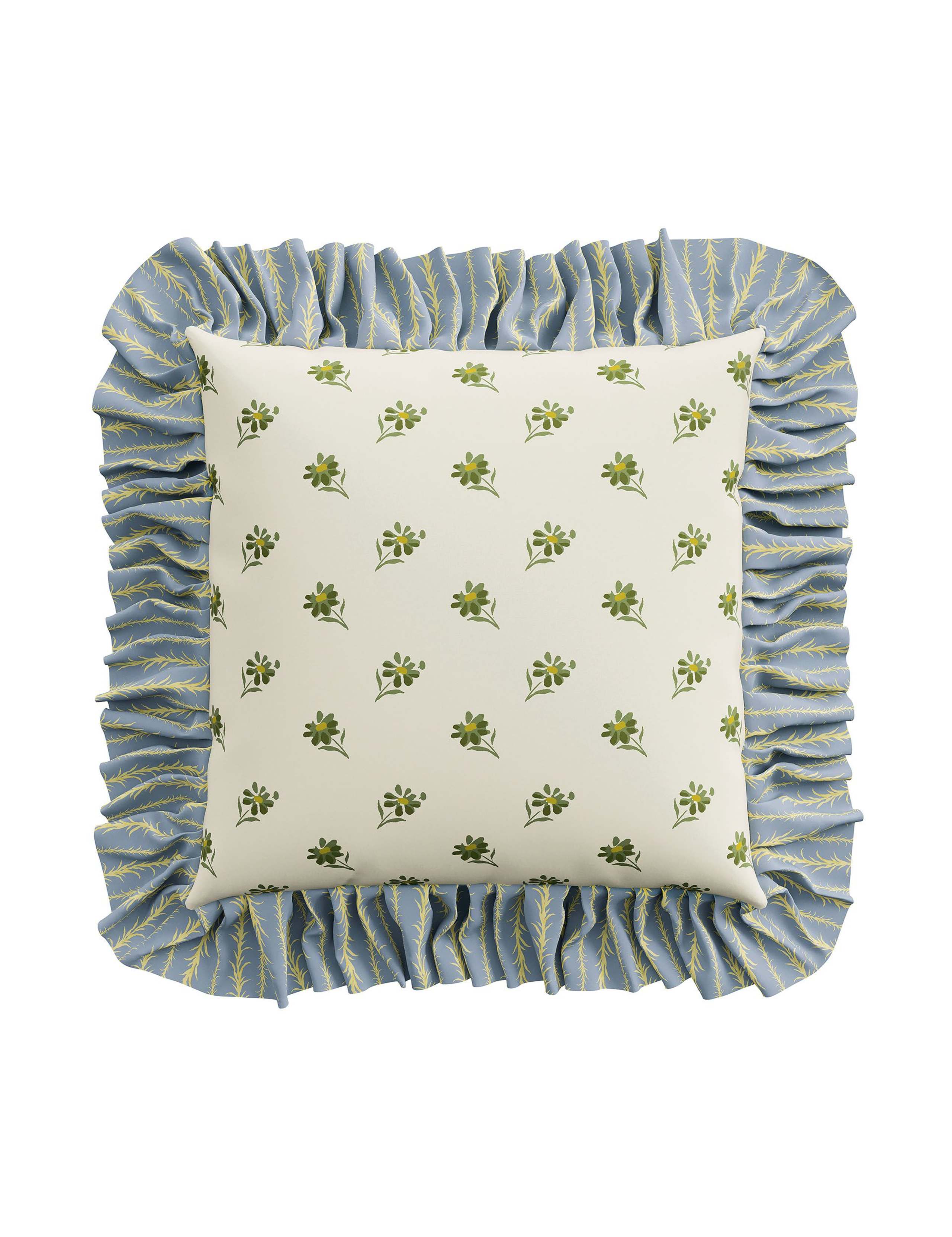 Tuileries Frilly Square Cushion