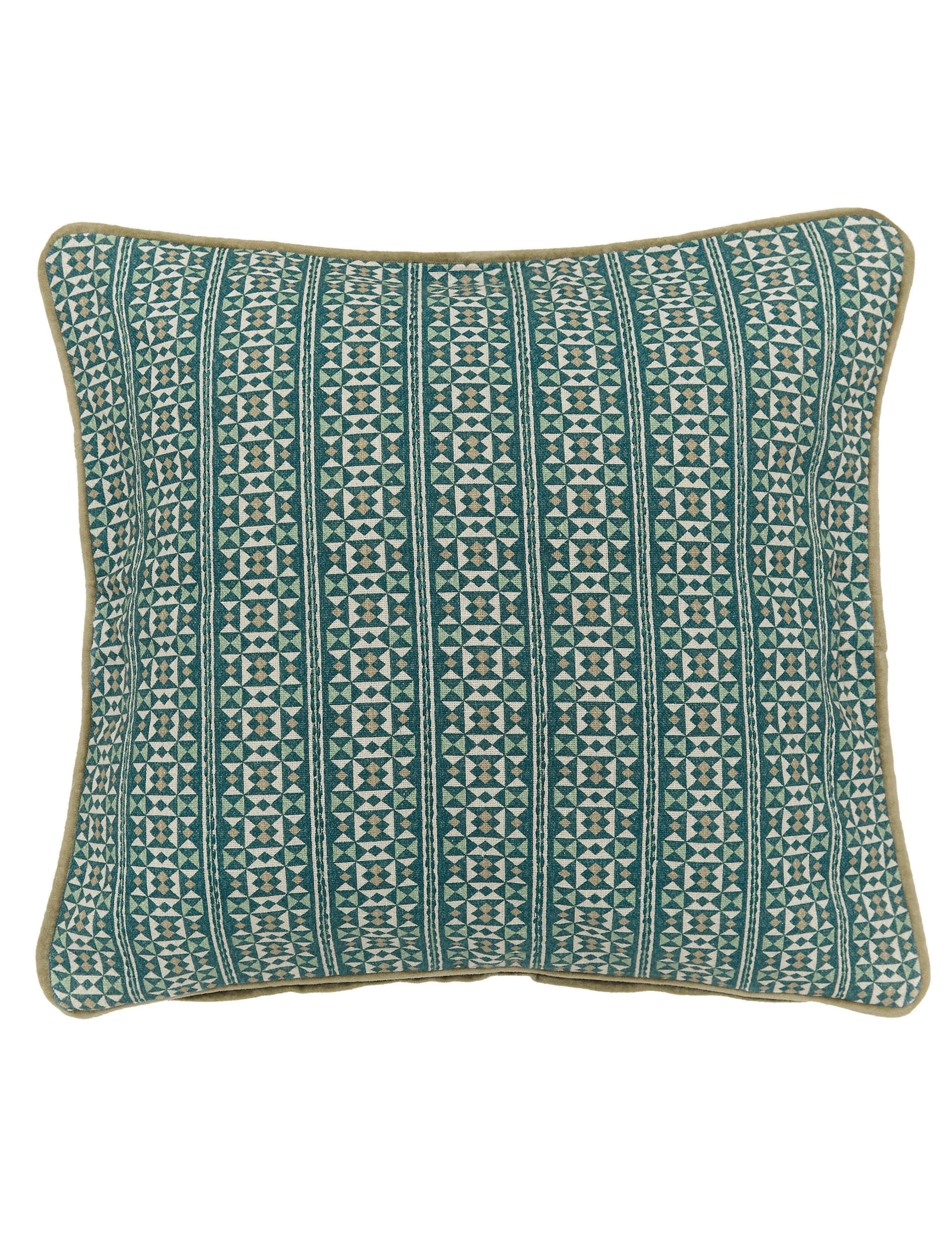 Azmi Geometric Square Cushion