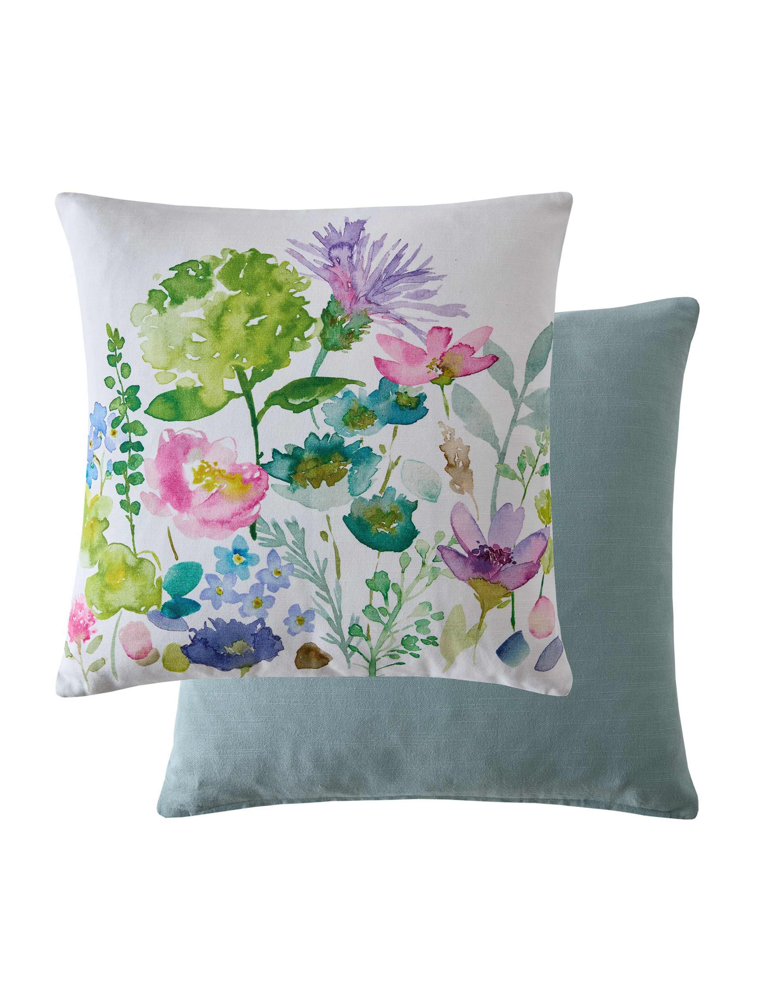 Pure Cotton Floral Cushion