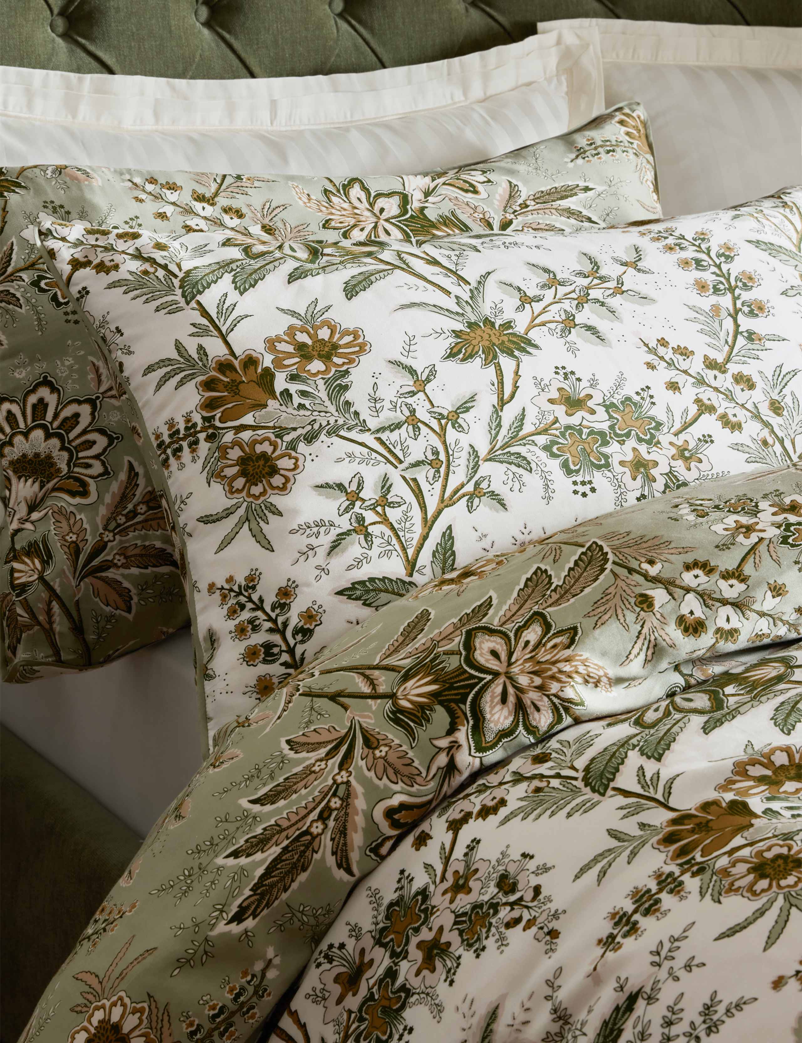 2 Pack Pure Cotton Sateen Marlbrook Pillowcases