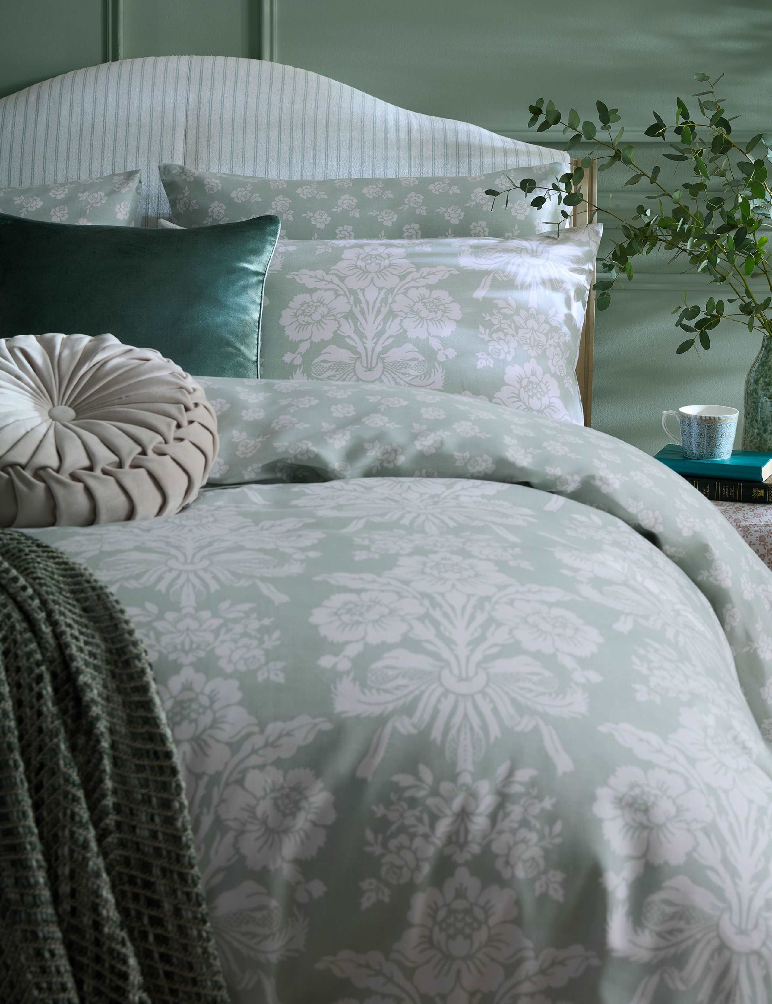 2pk Pure Cotton Sateen Tatton Pillowcases