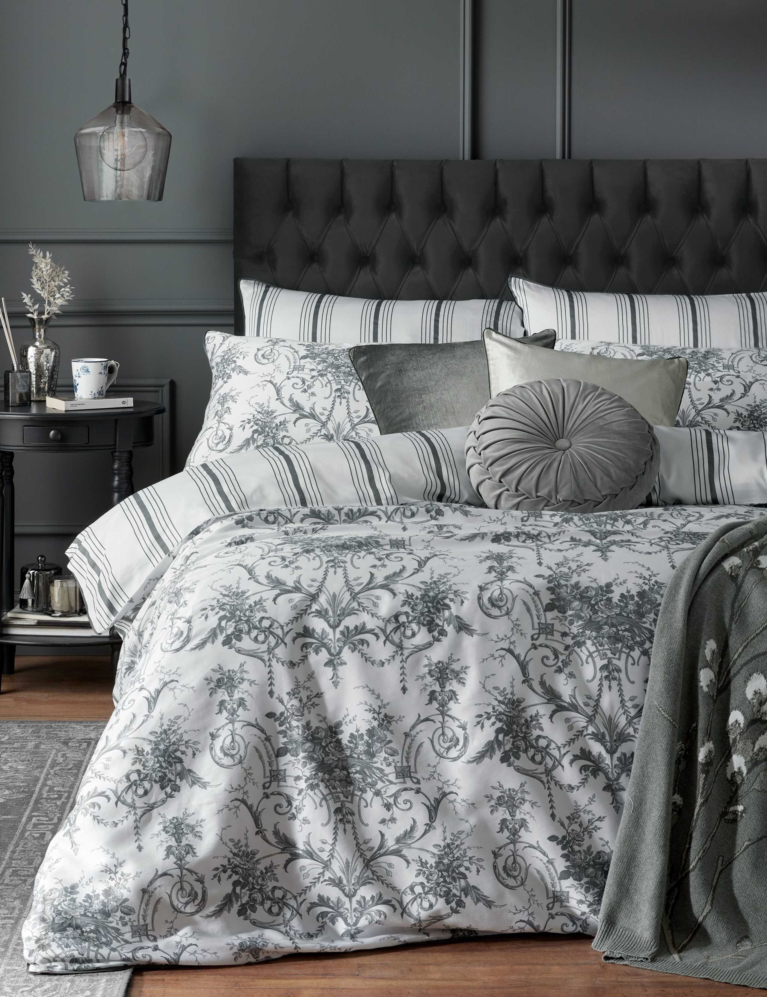 2 Pack Pure Cotton Tuileries Pillowcases