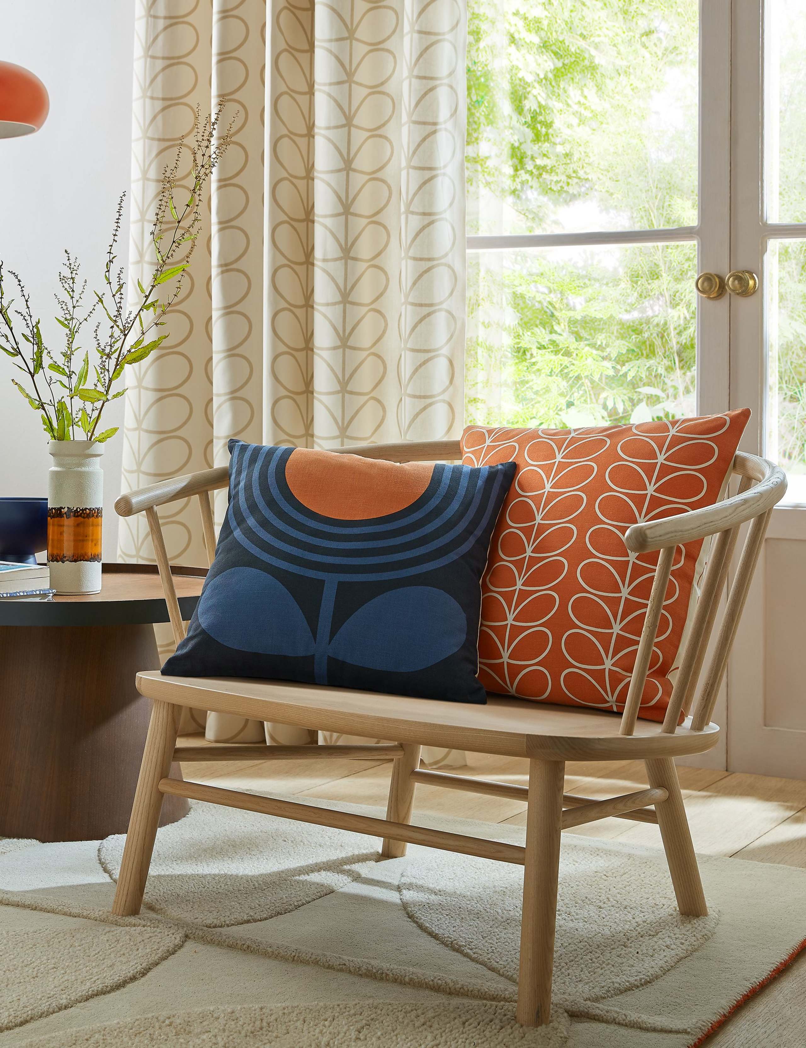 Striped Tulip Pure Cotton Cushion