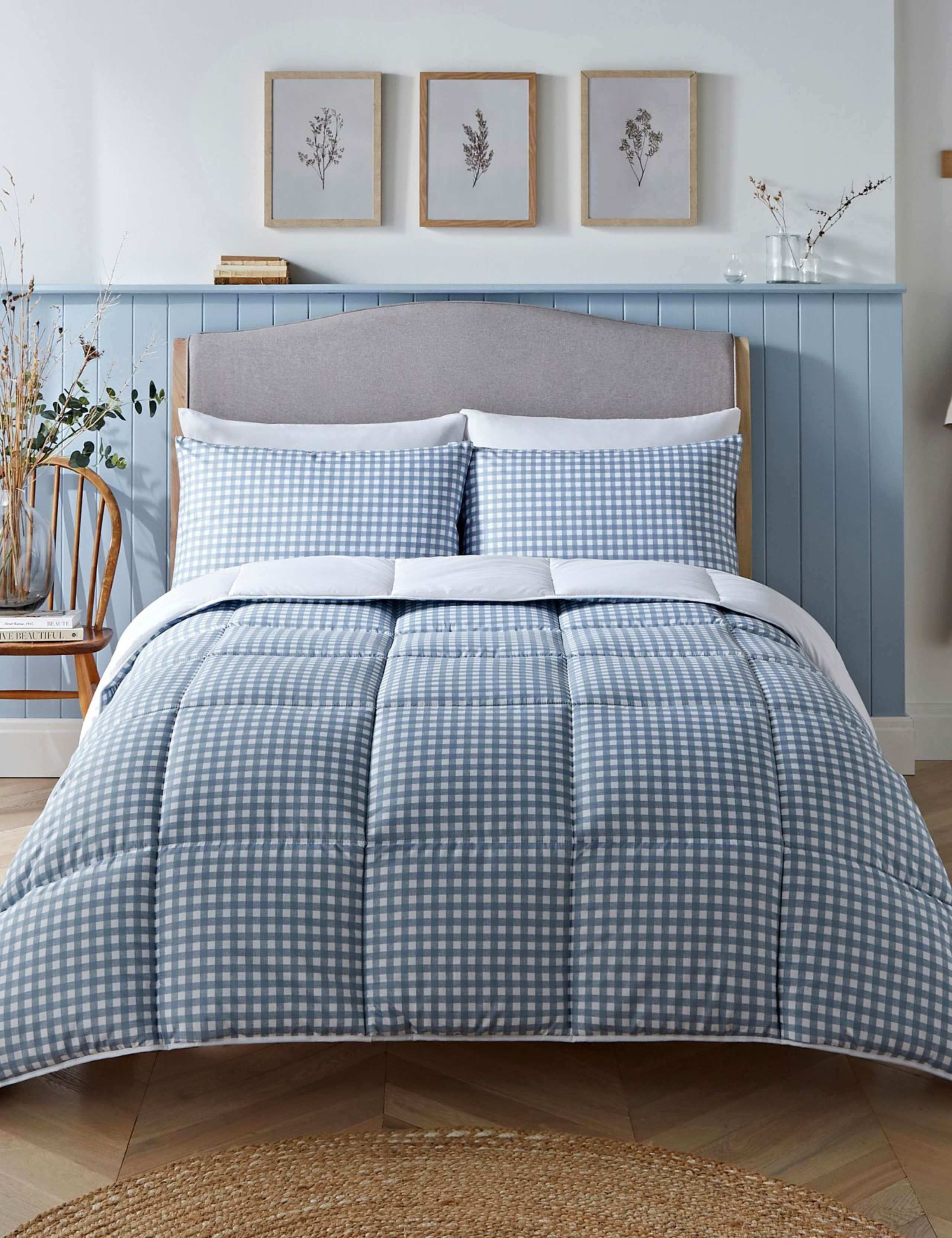 Gingham 4.5 Tog Coverless Duvet Set