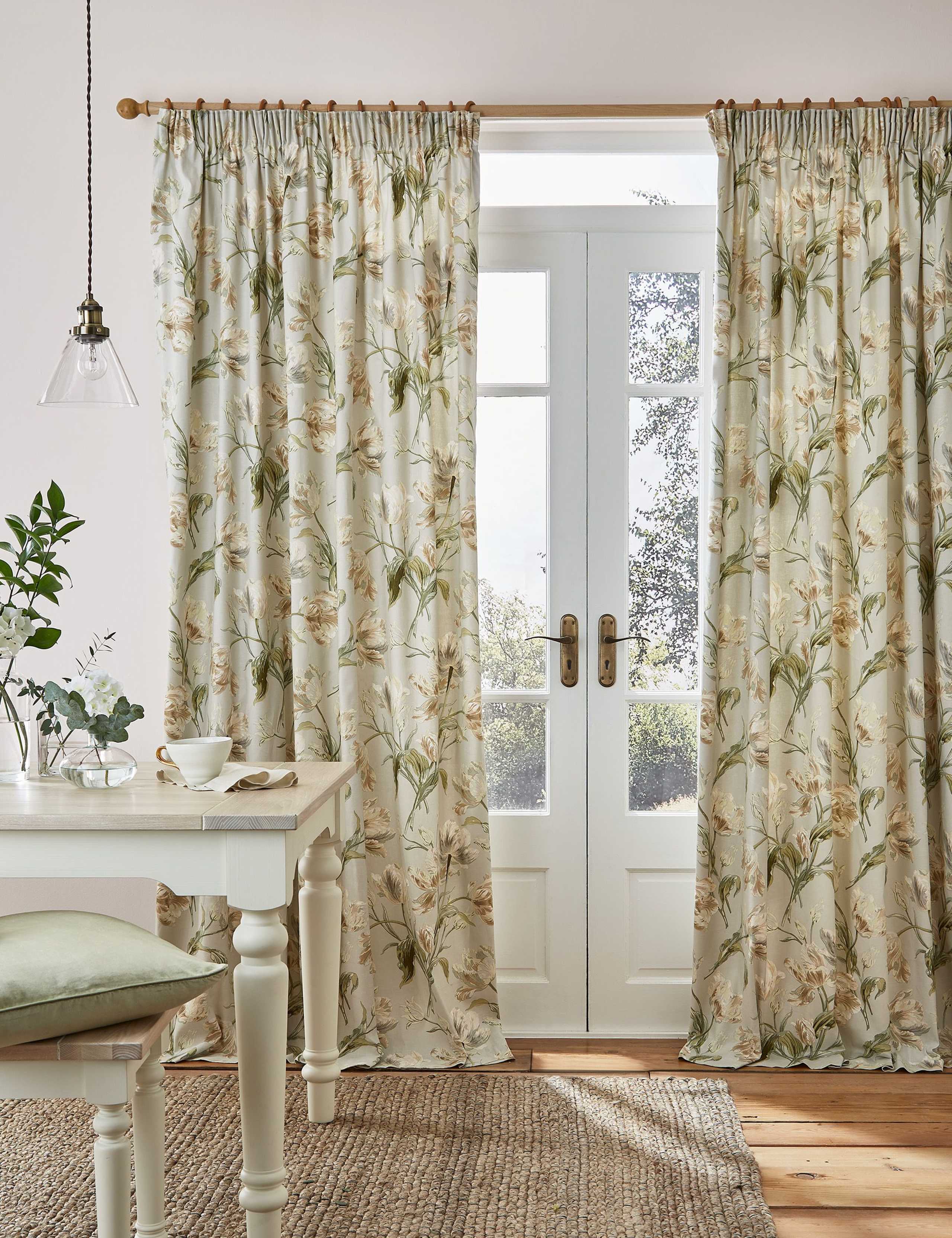 Gosford Pure Cotton Pencil Pleat Curtains