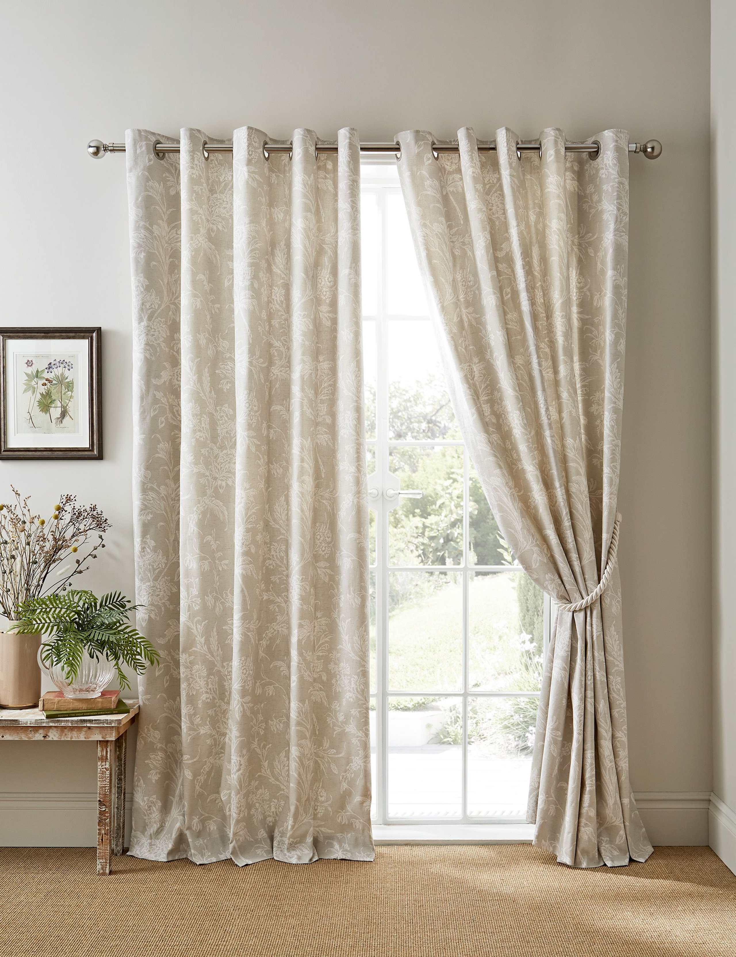 Lloyd Pure Cotton Eyelet Curtains