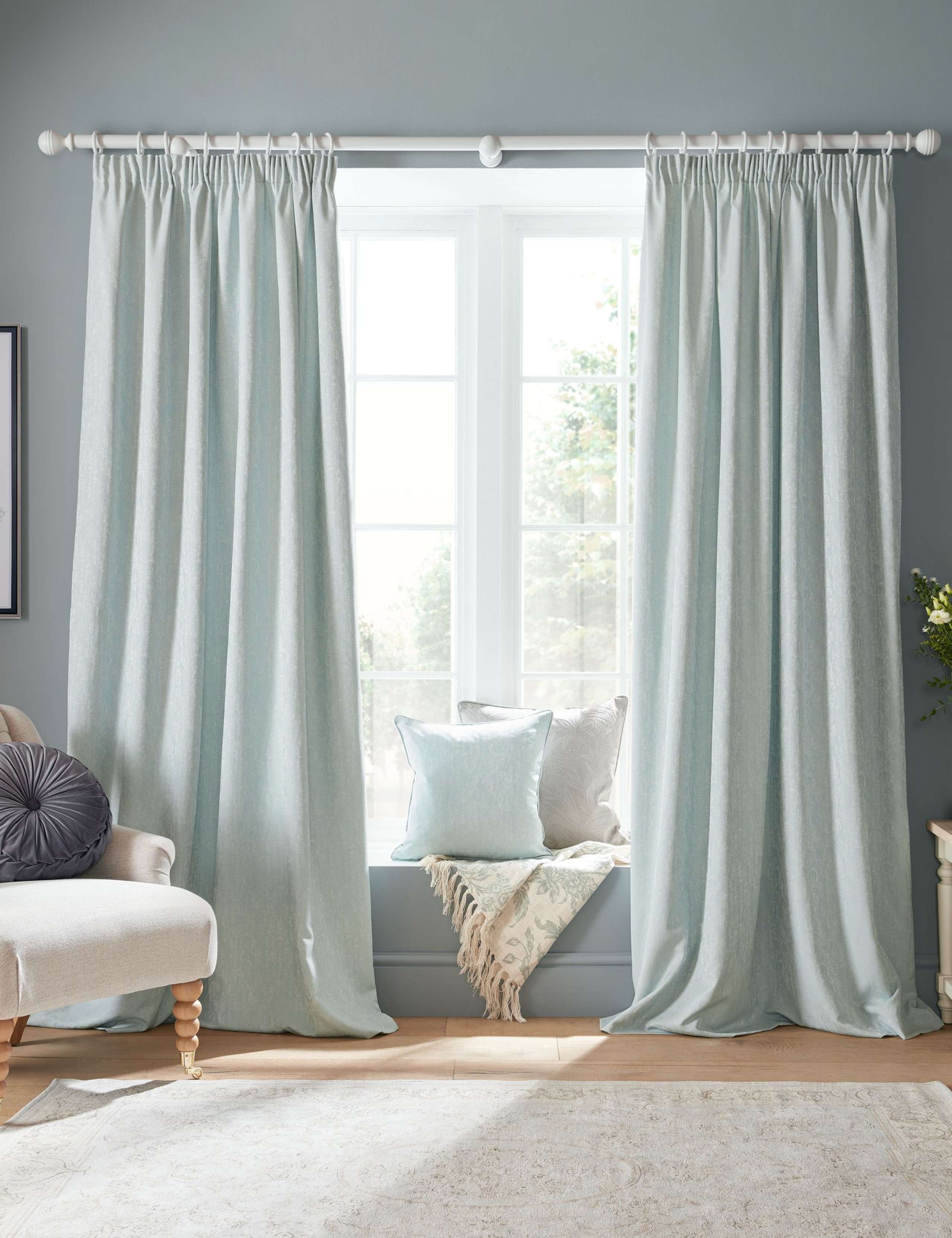 Whinfell Jacquard Pencil Pleat Curtains