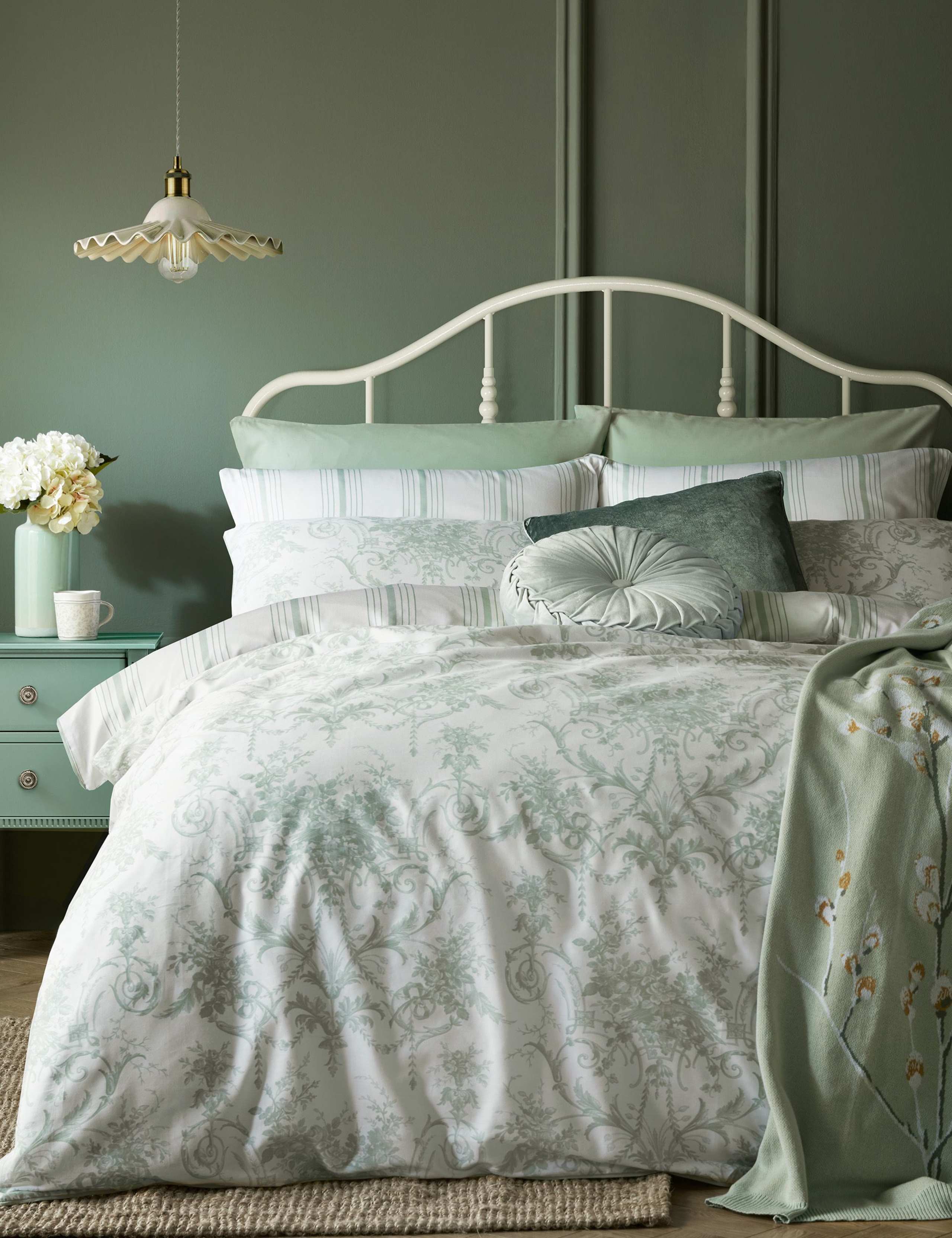 Tuileries Pure Cotton Sateen Bedding Set