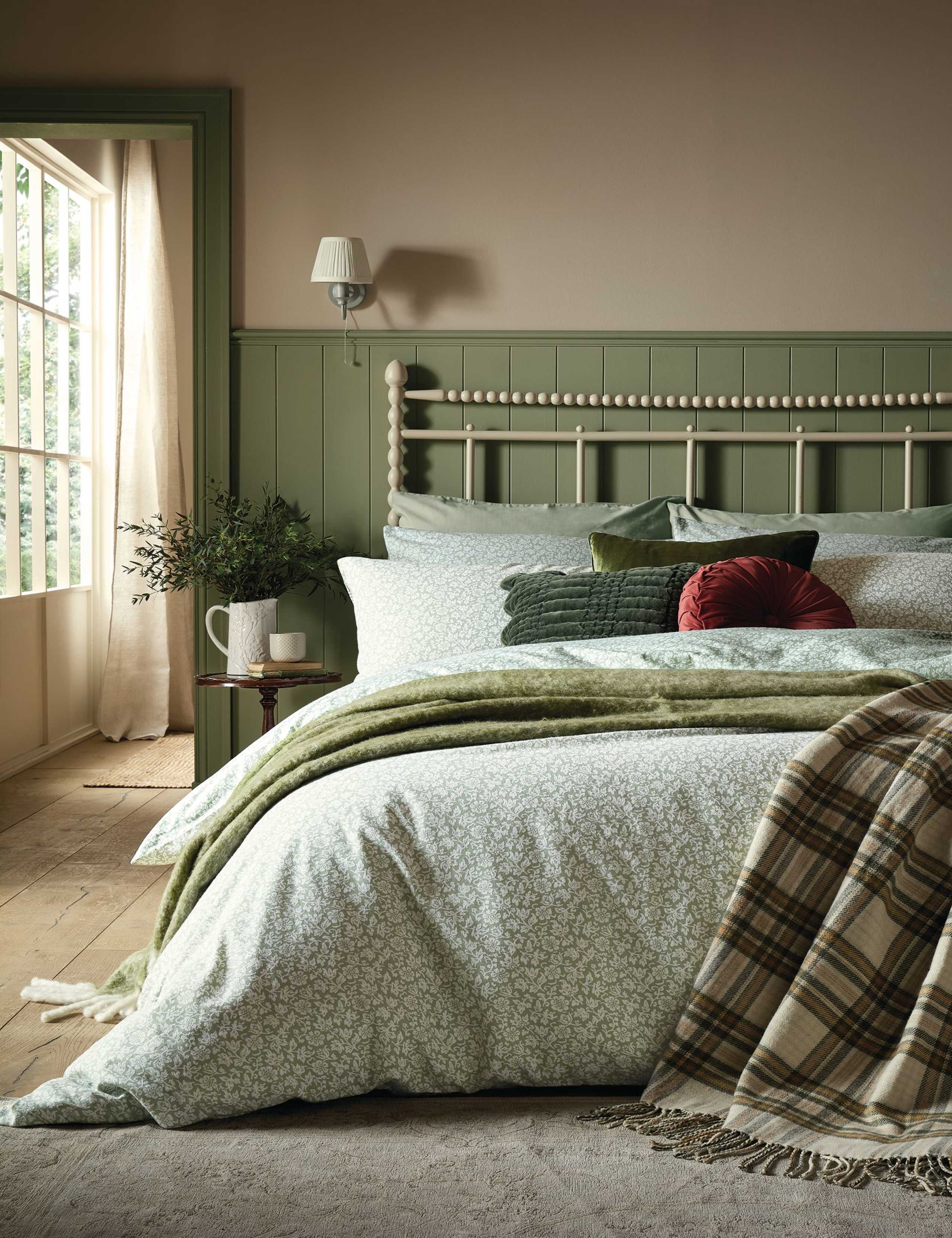 Sweet Alyssum Brushed Cotton Bedding Set