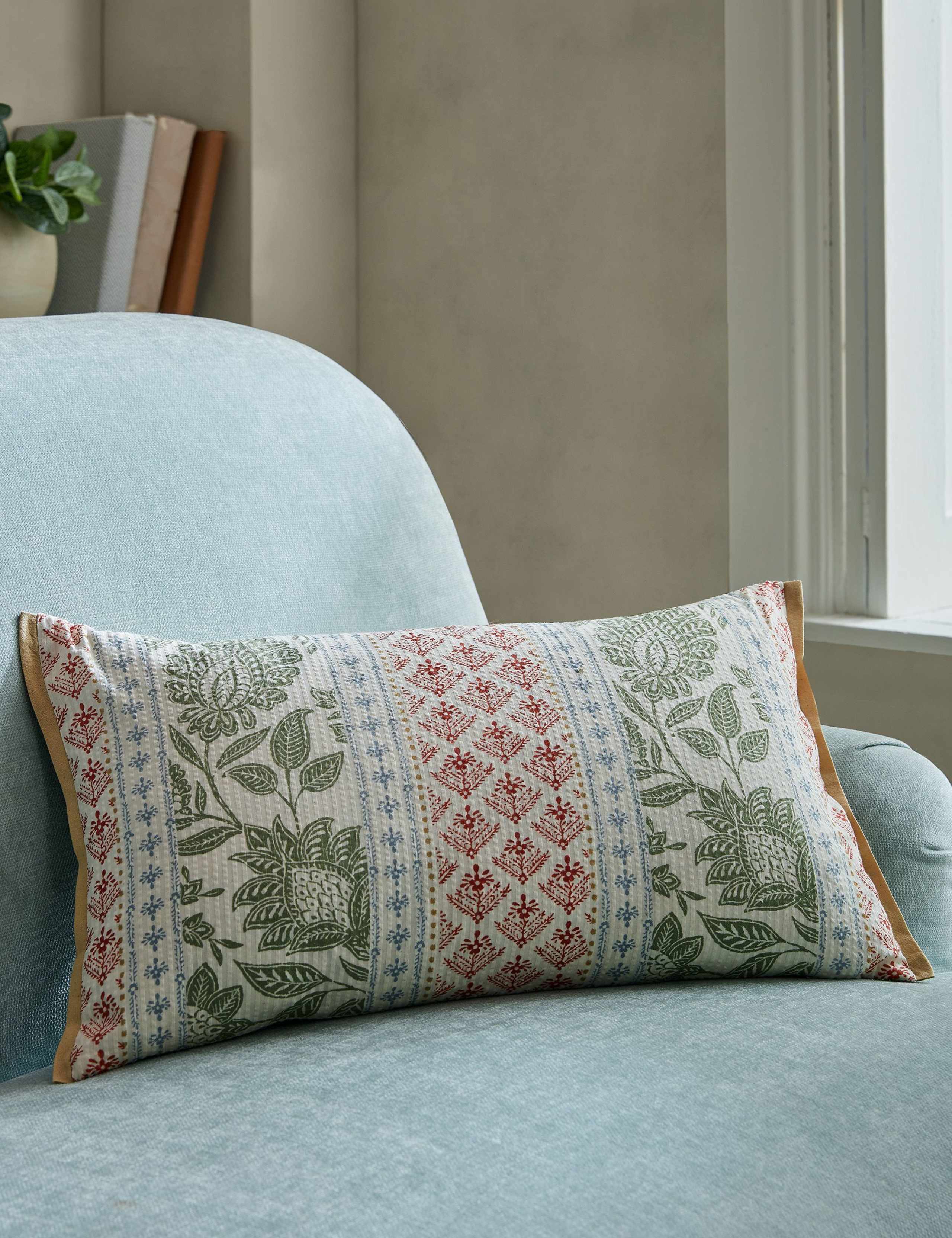 Pure Cotton Hedingham Stripe Cushion