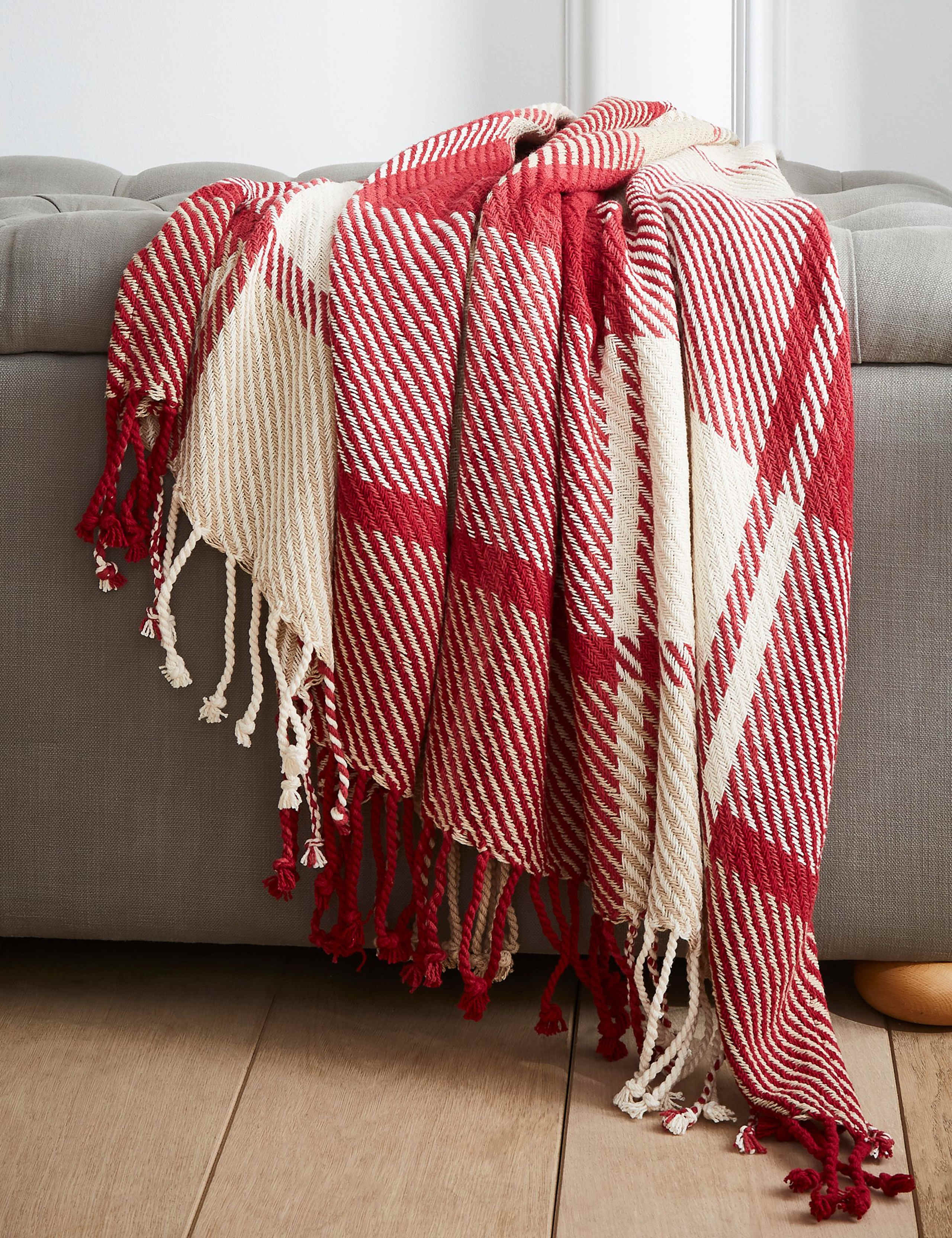 Pure Cotton Dylan Checked Throw