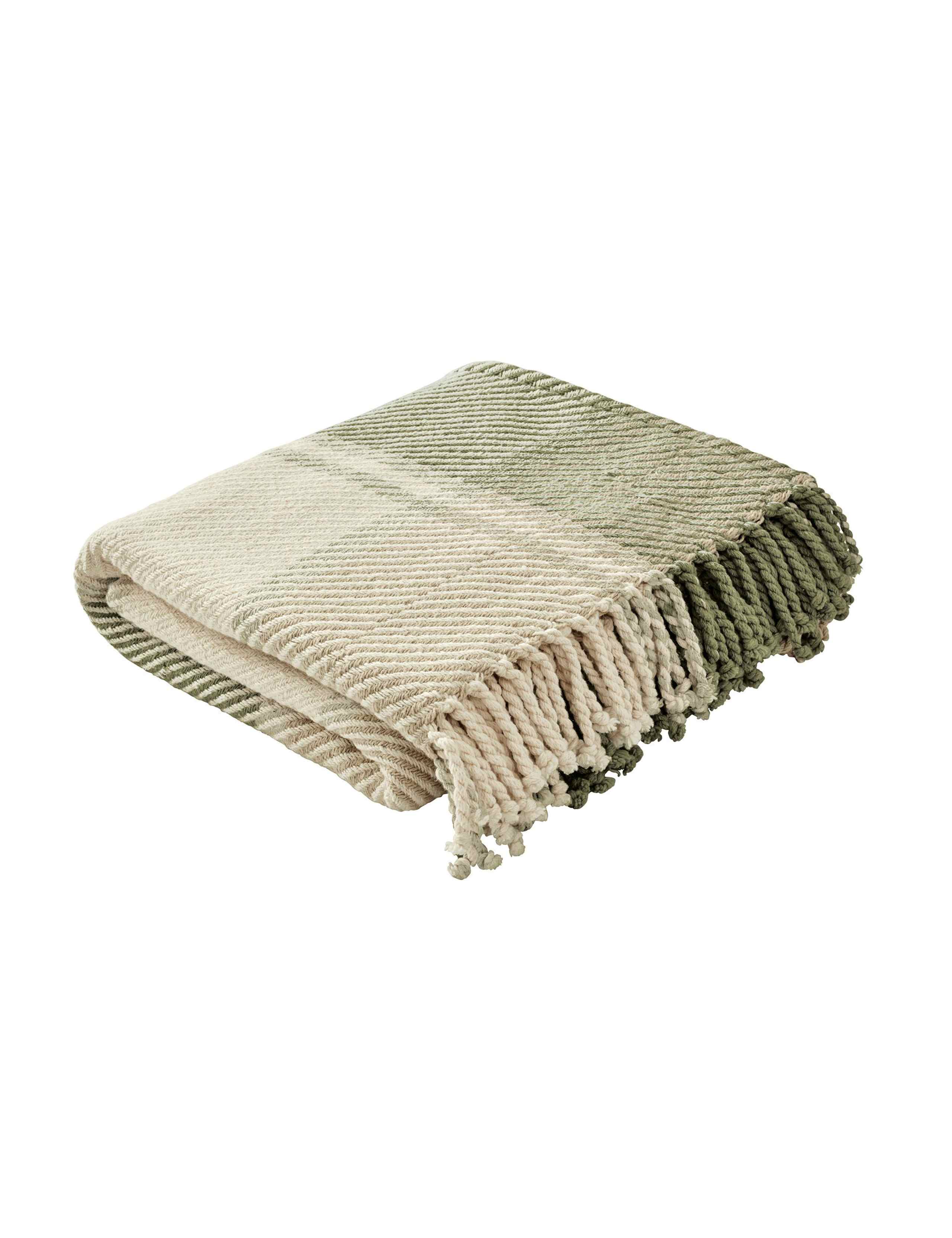 Pure Cotton Dylan Checked Throw