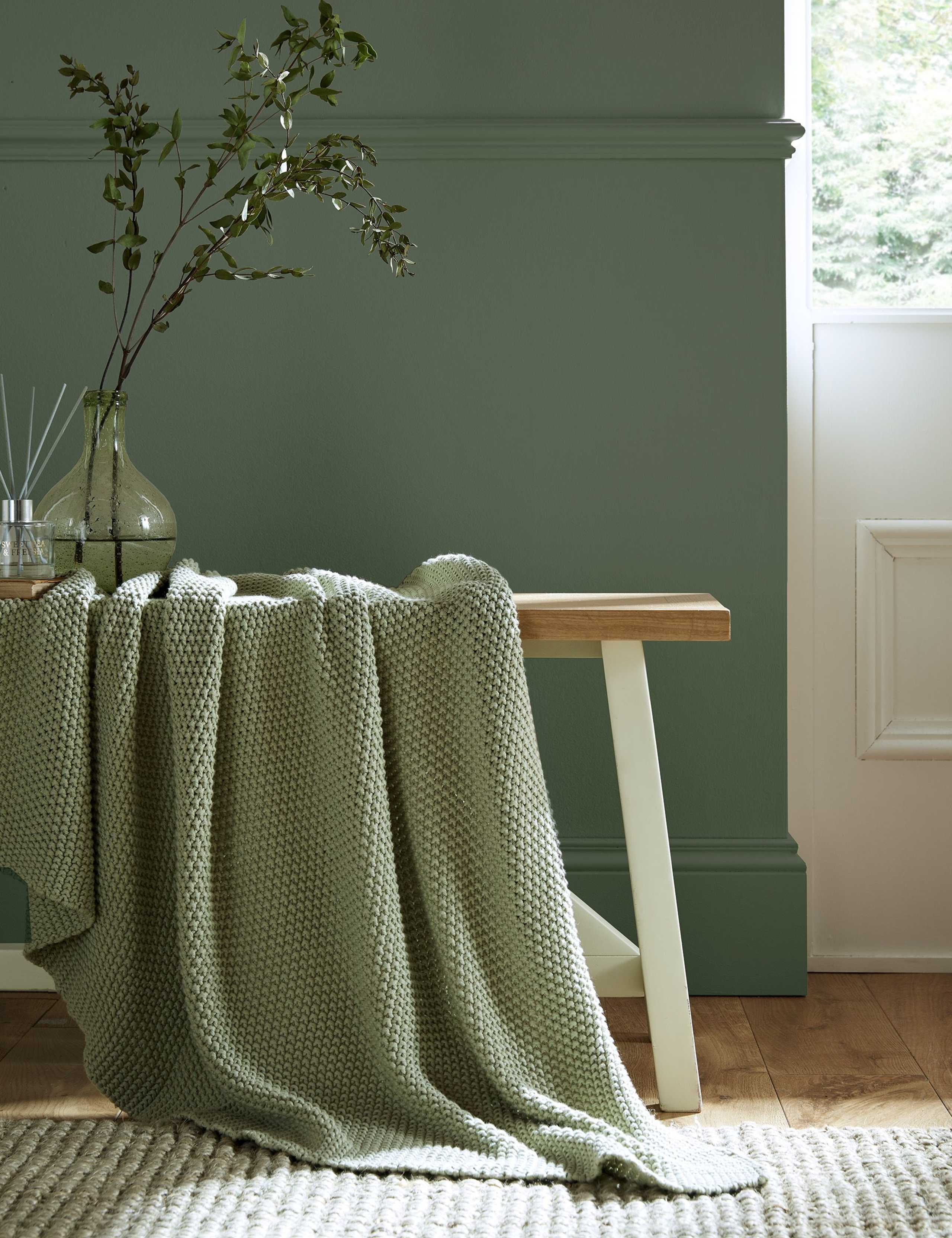 Pure Cotton Parker Knitted Throw