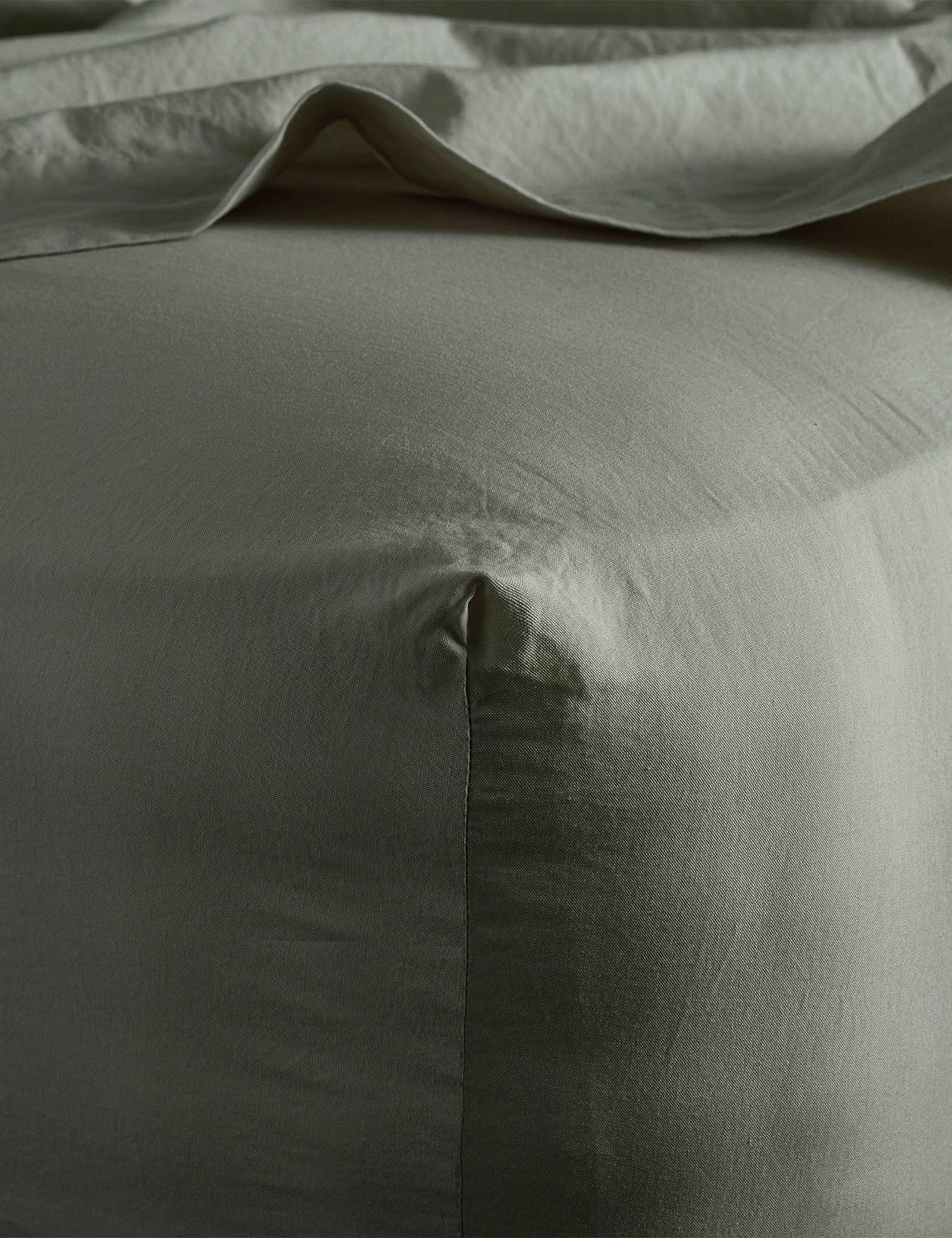 Washed Cotton Deep Fitted Sheet