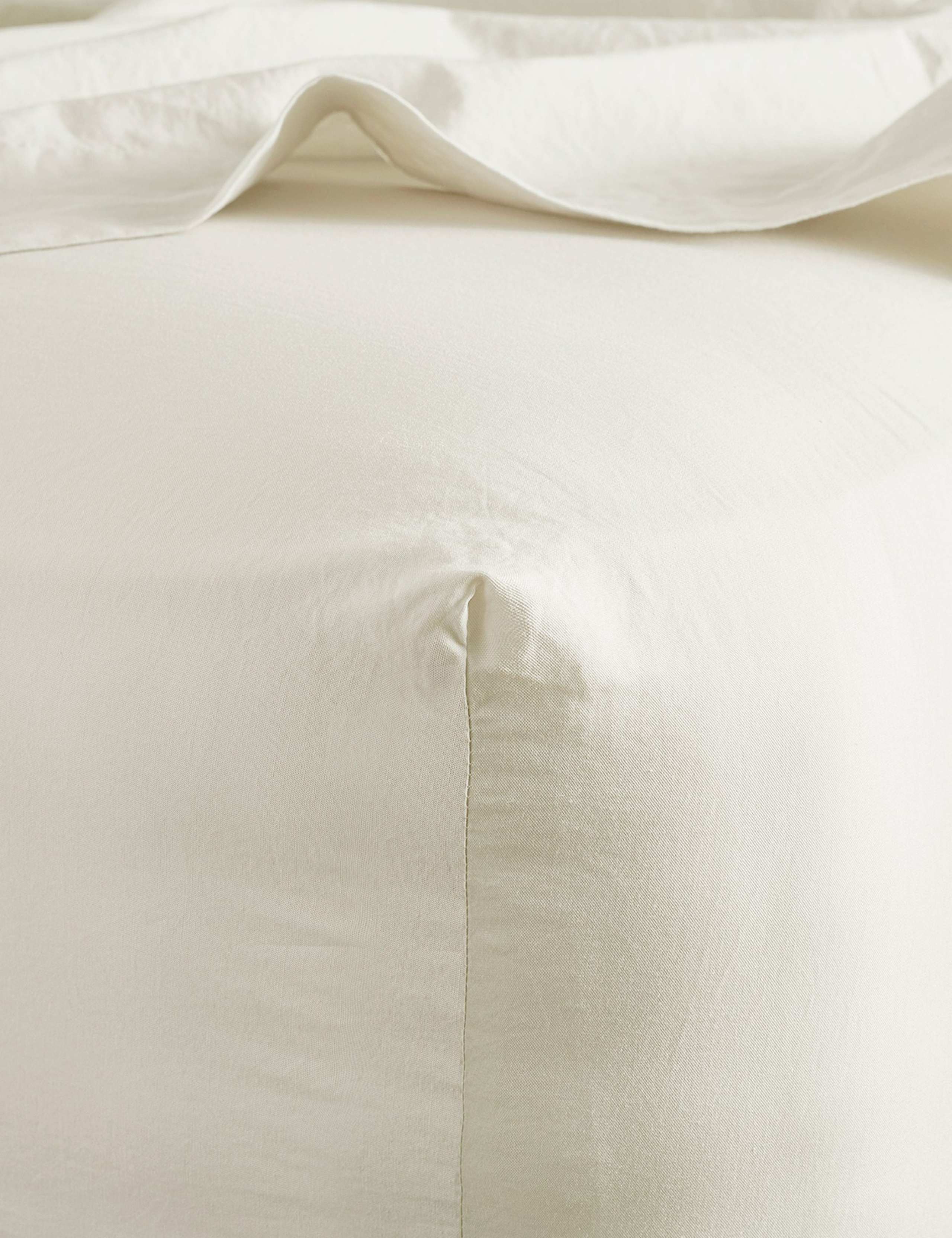 Pure Cotton Washed Fitted Sheet