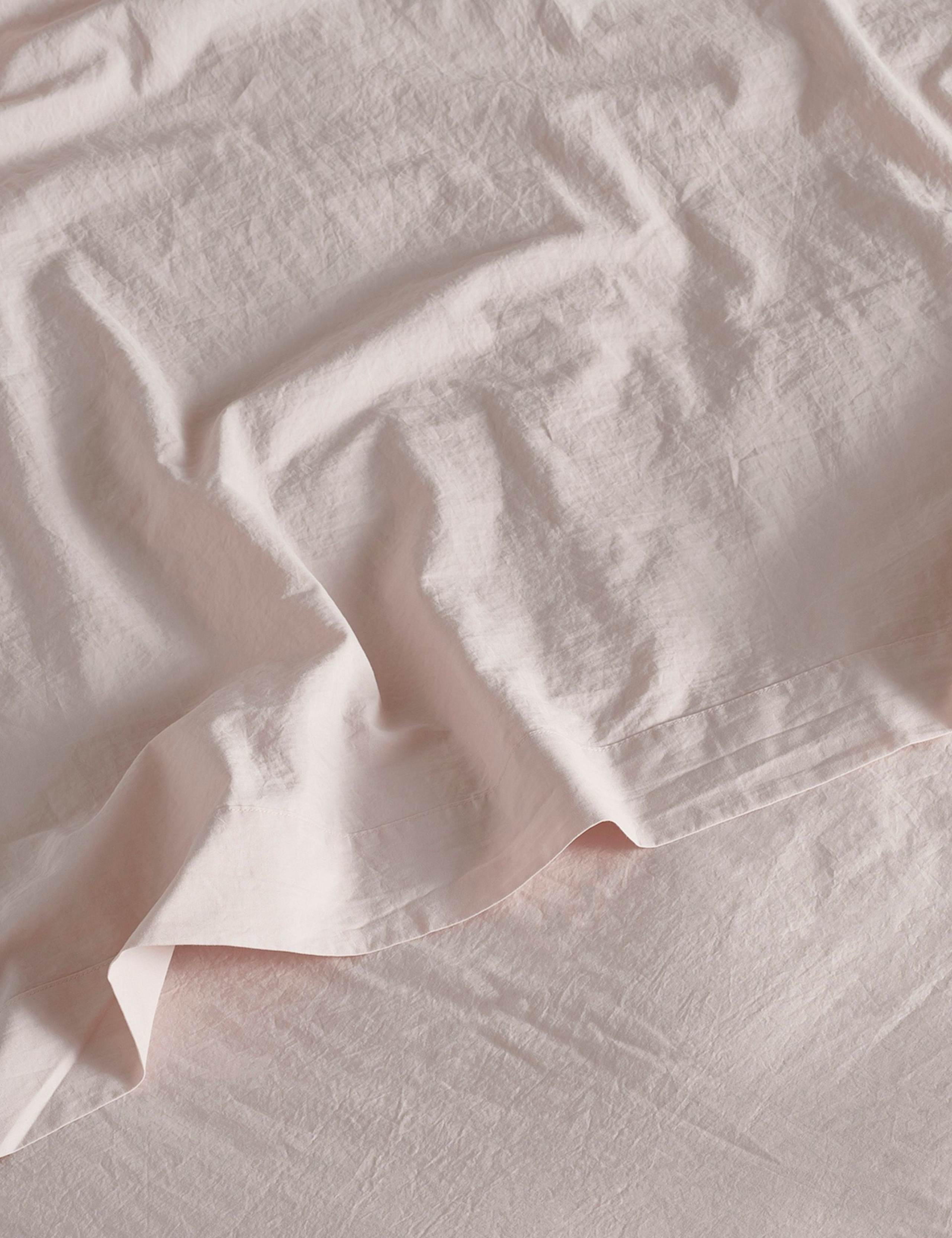 Washed Cotton 300 Thread Count Flat Sheet