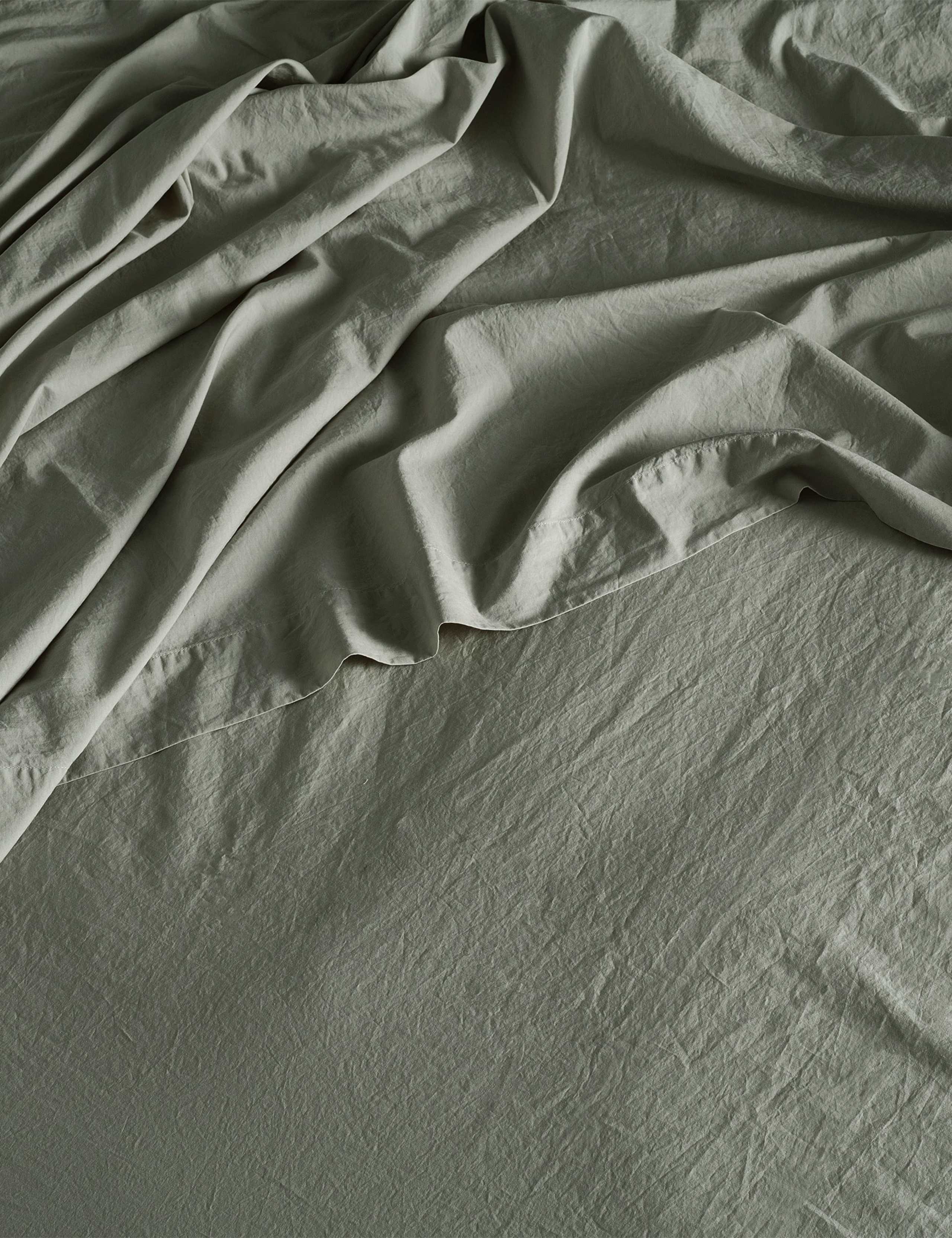 Washed Cotton 300 Thread Count Flat Sheet