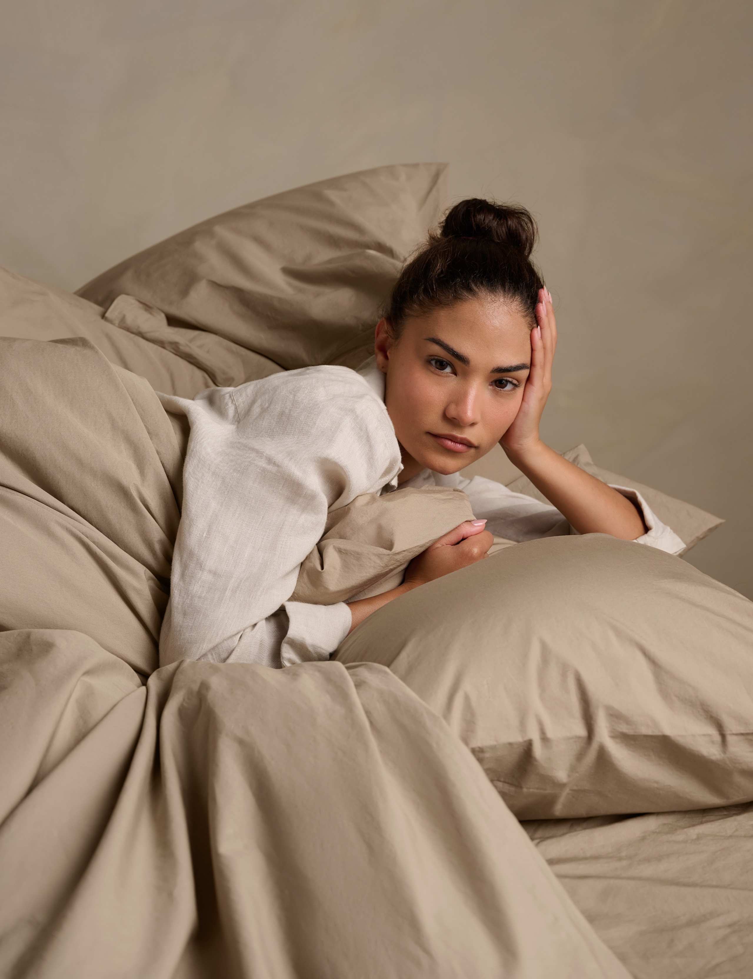 Washed Cotton 300 Thread Count Flat Sheet