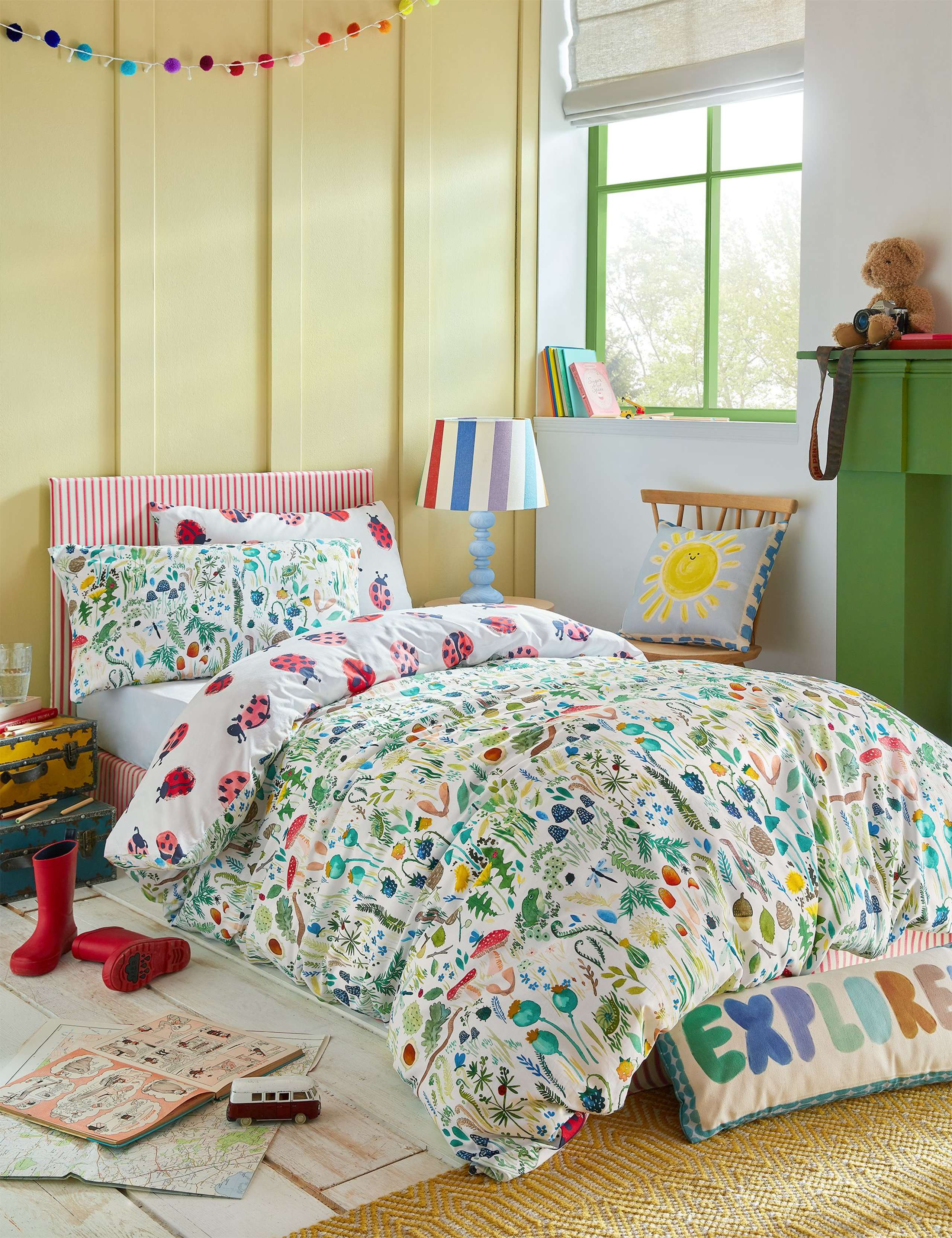 Pure Cotton Garden Explorer Bedding Set