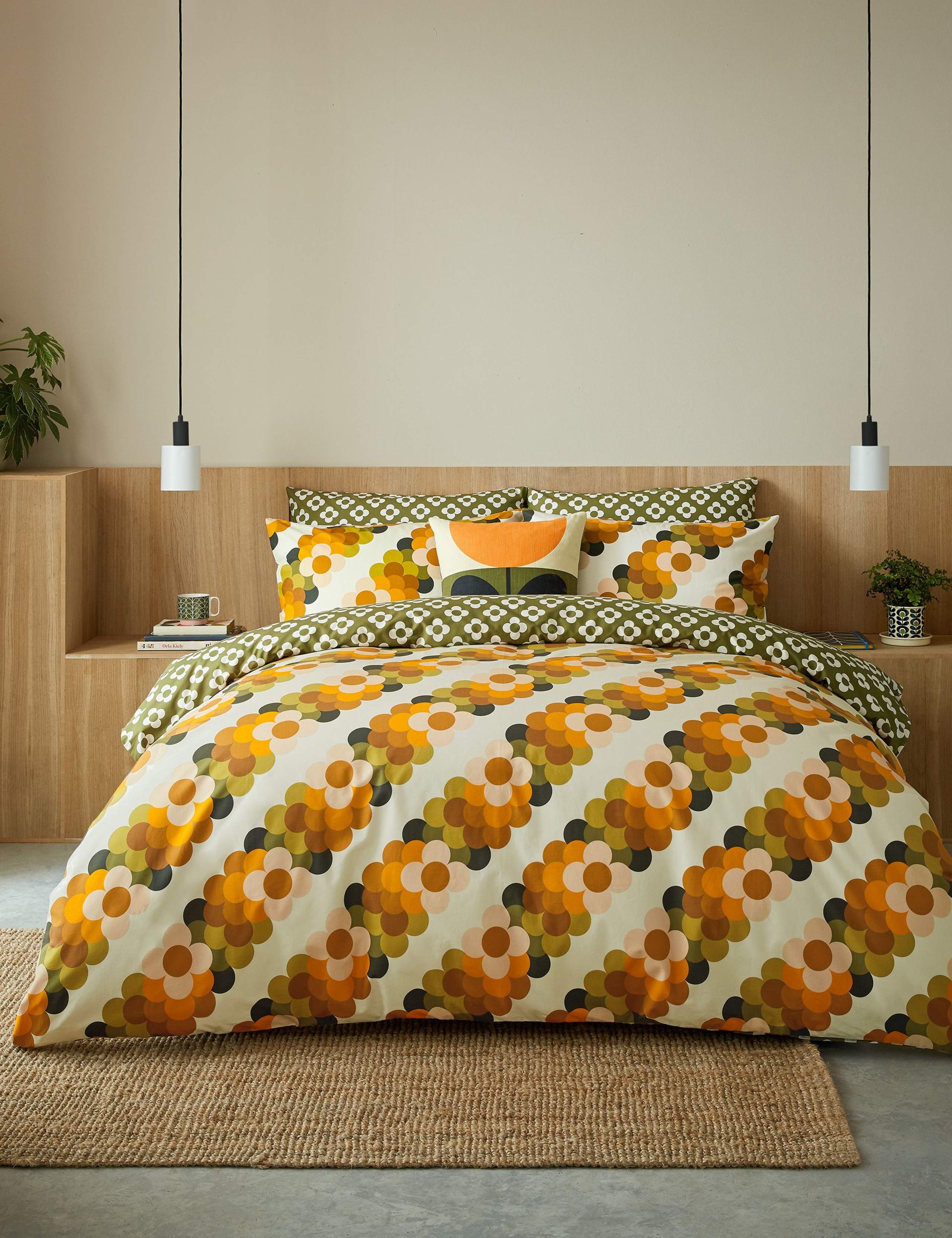 Pure Cotton Retro Flower Bedding Set