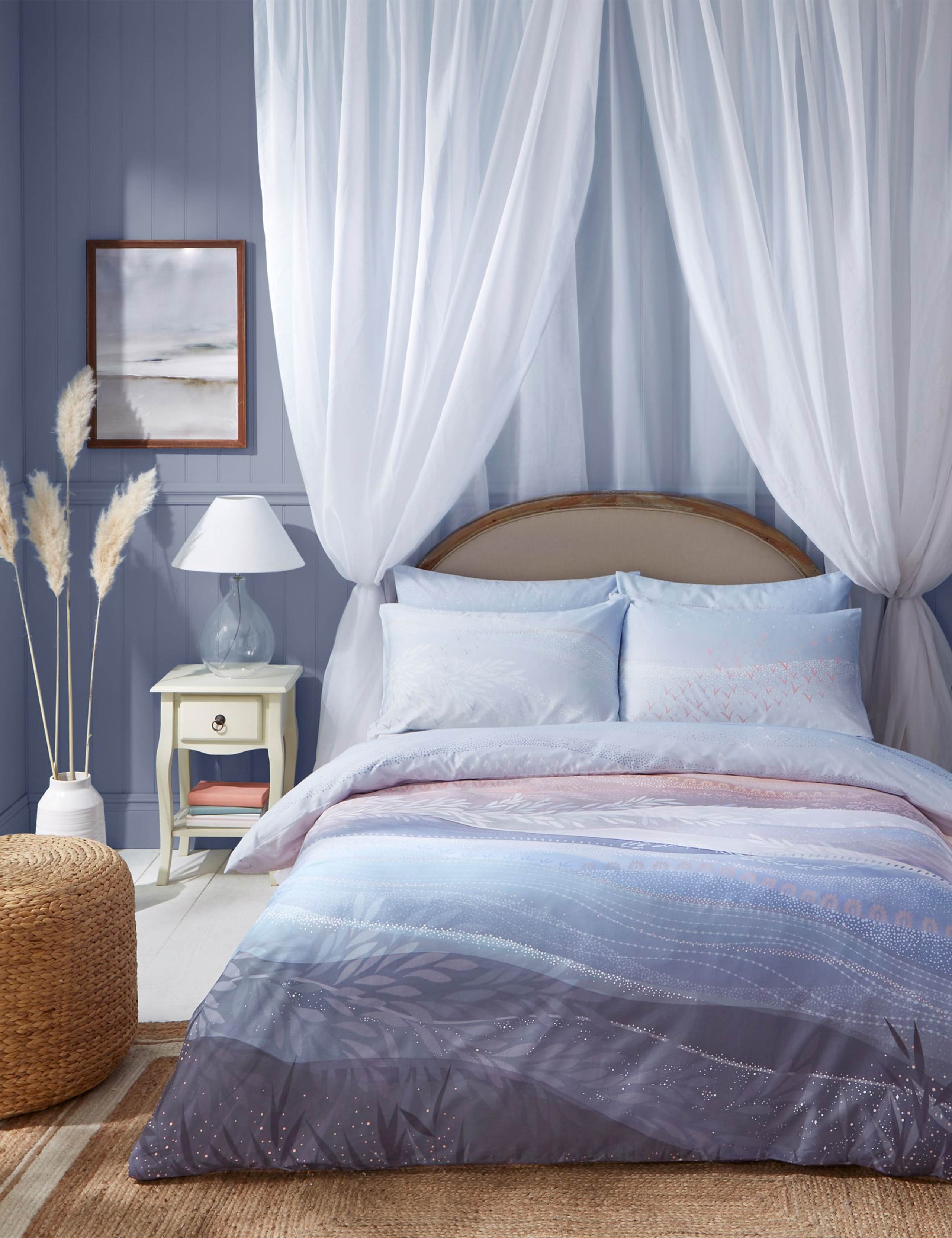 Pure Cotton Coastal Dawn Bedding Set