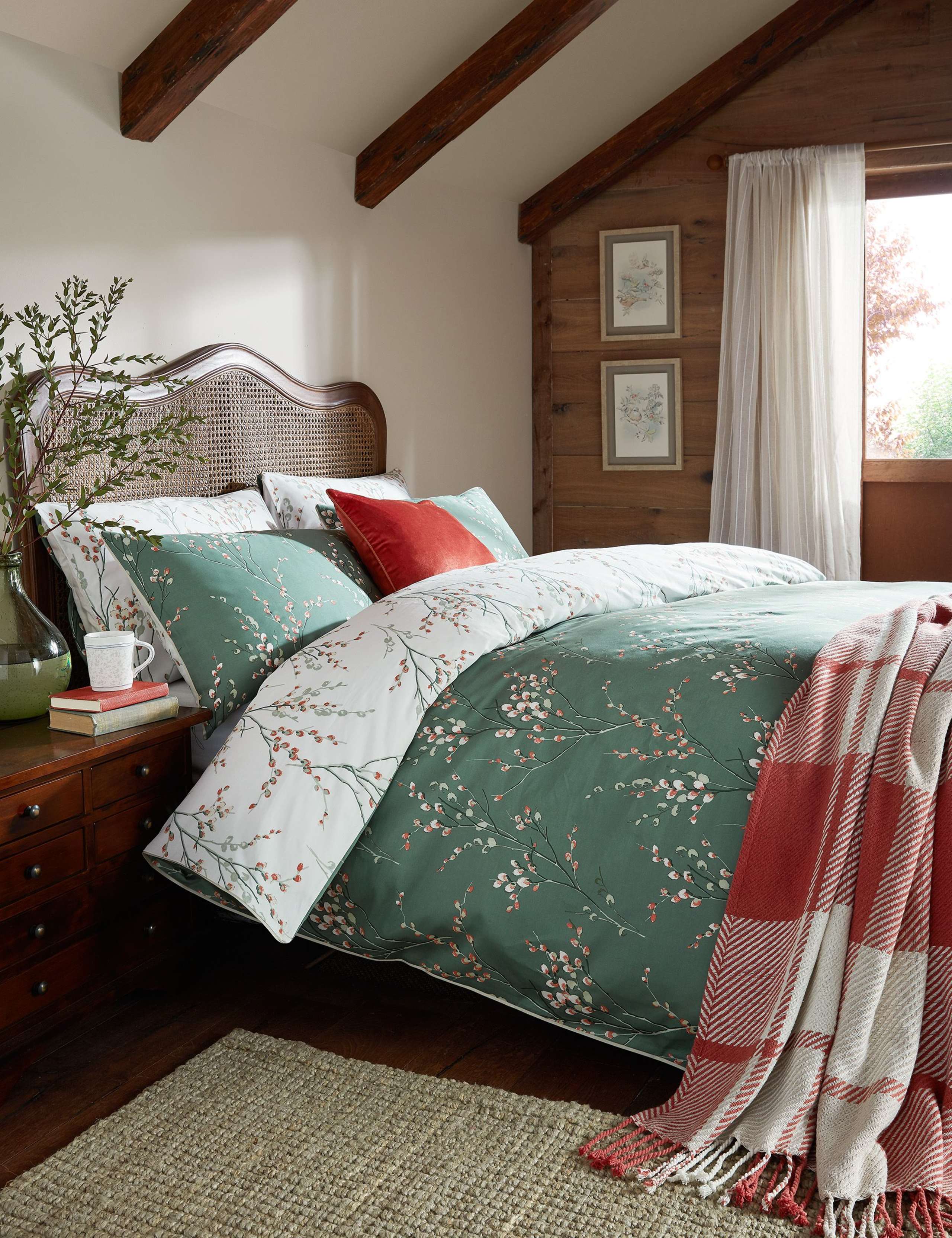 Pure Cotton Sateen Pussy Willow Bedding Set