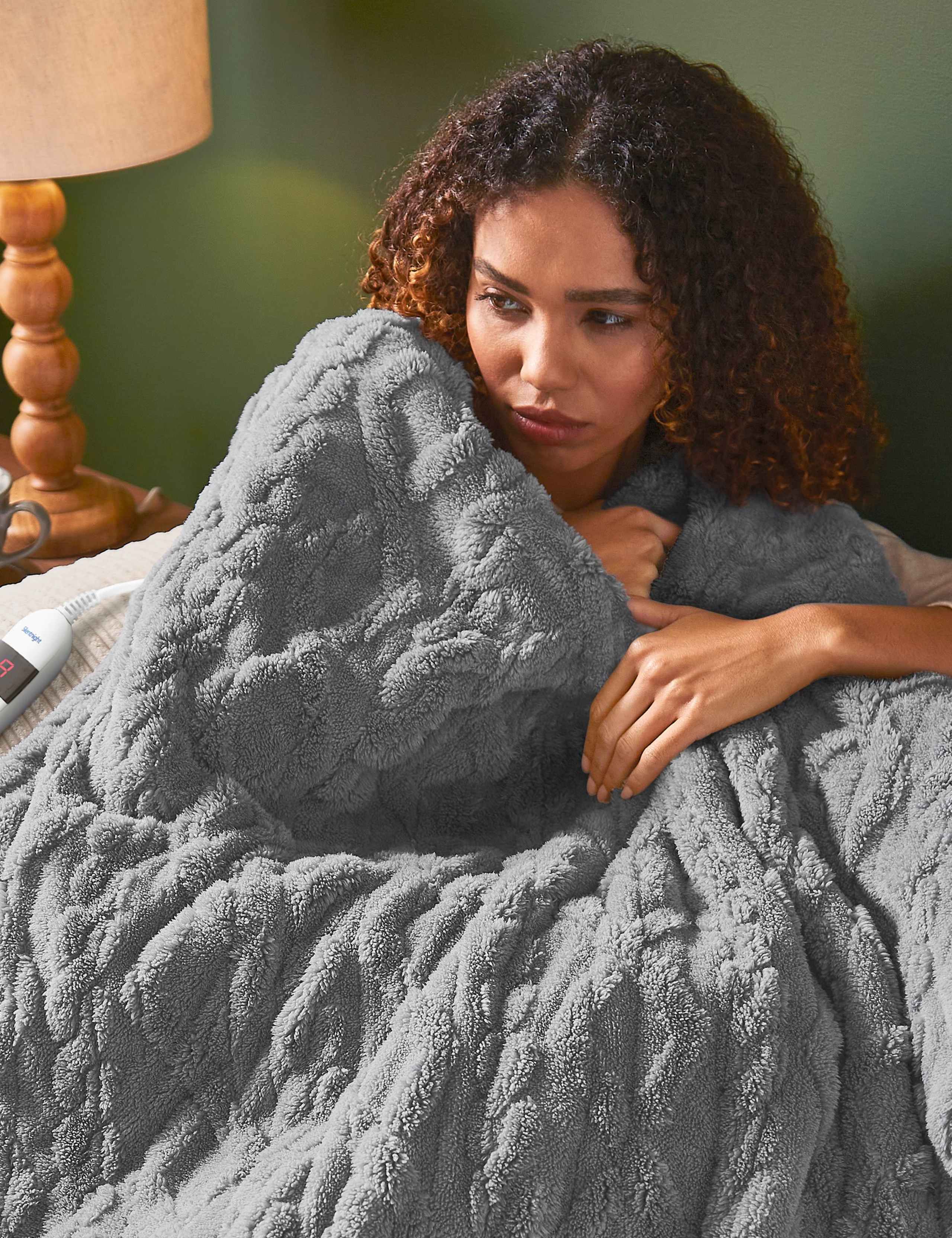 Fleece Heated Throw