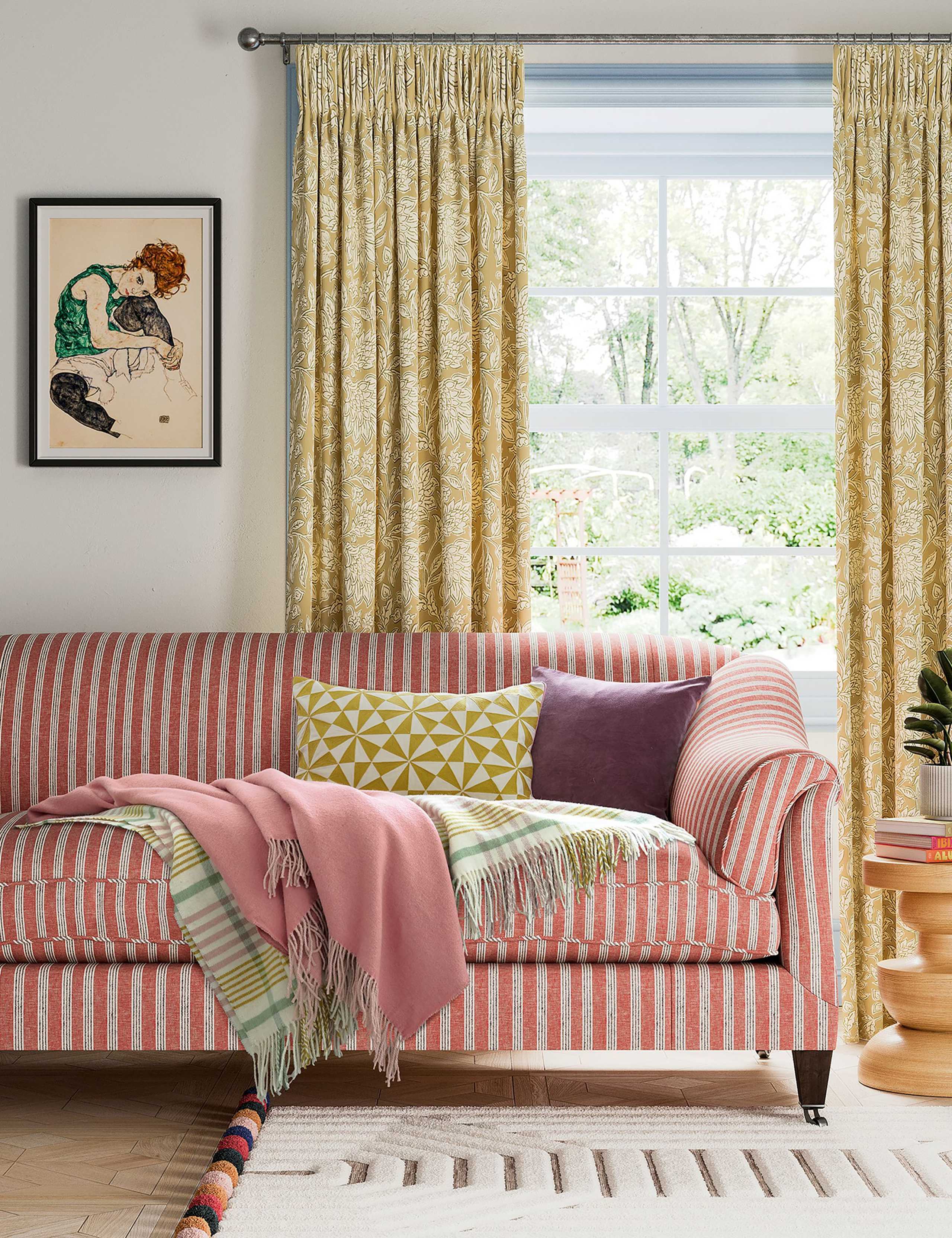 Wool Blend Fringed Throw