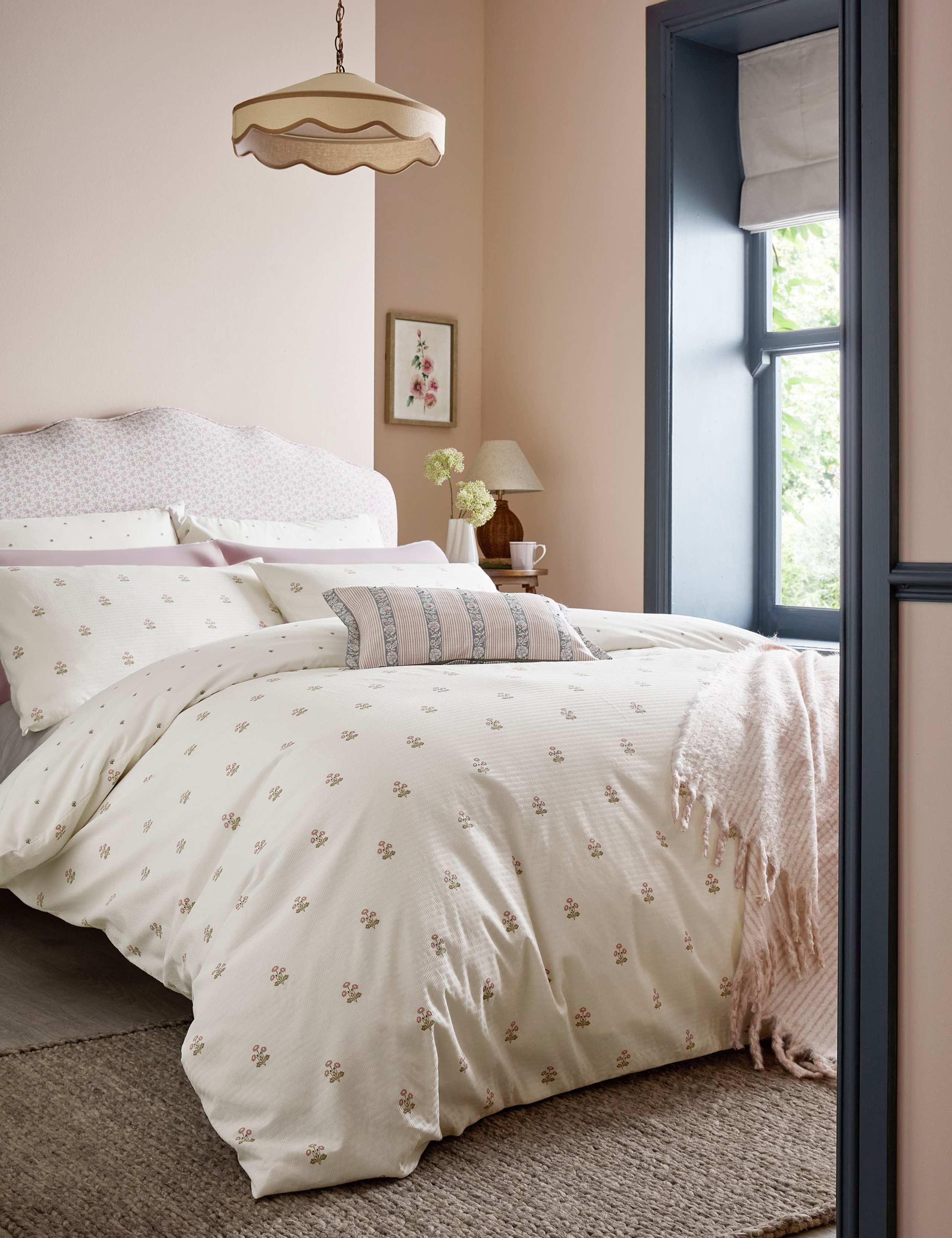 Pure Cotton Harthill Daisy Bedding Set