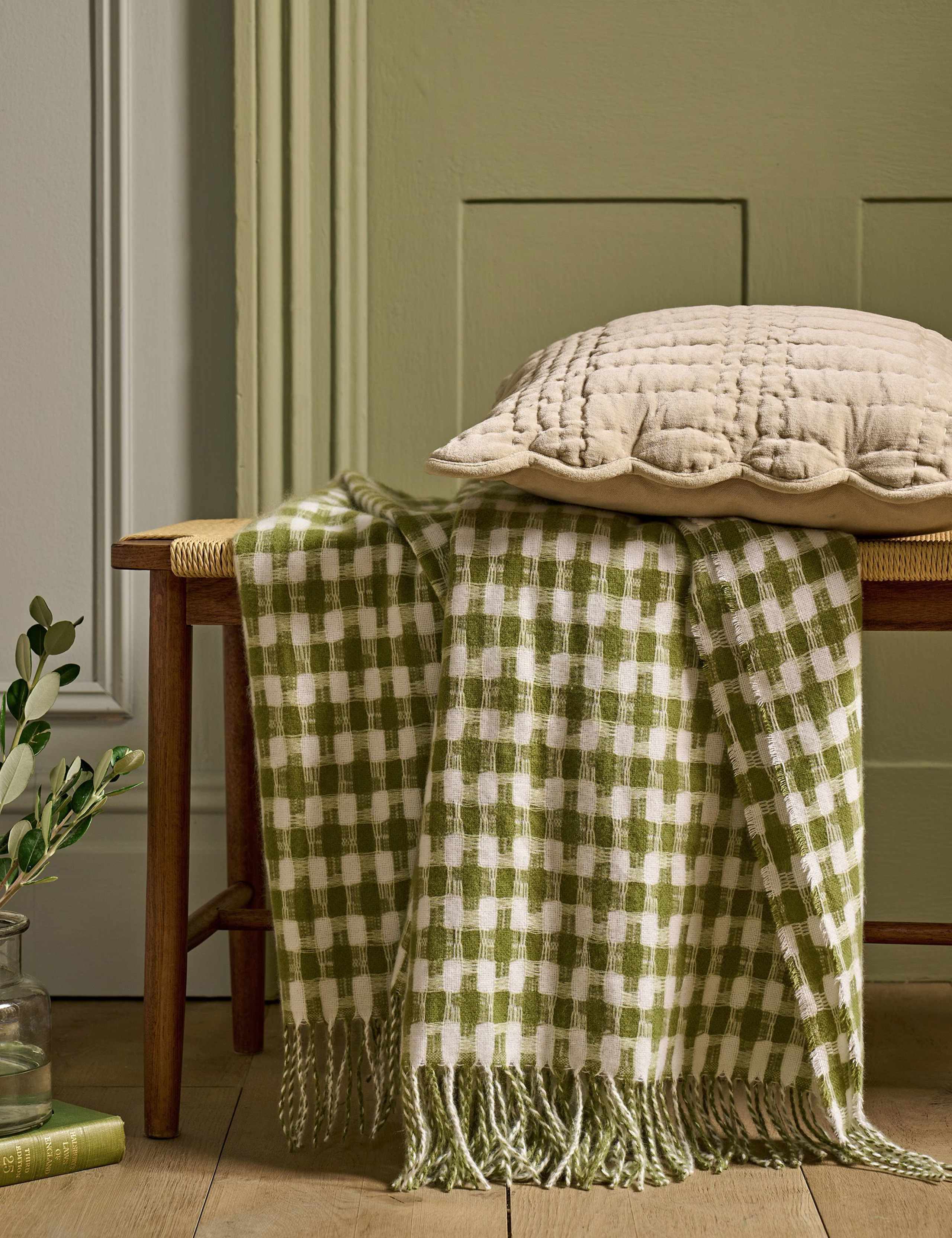 Knapton Gingham Throw