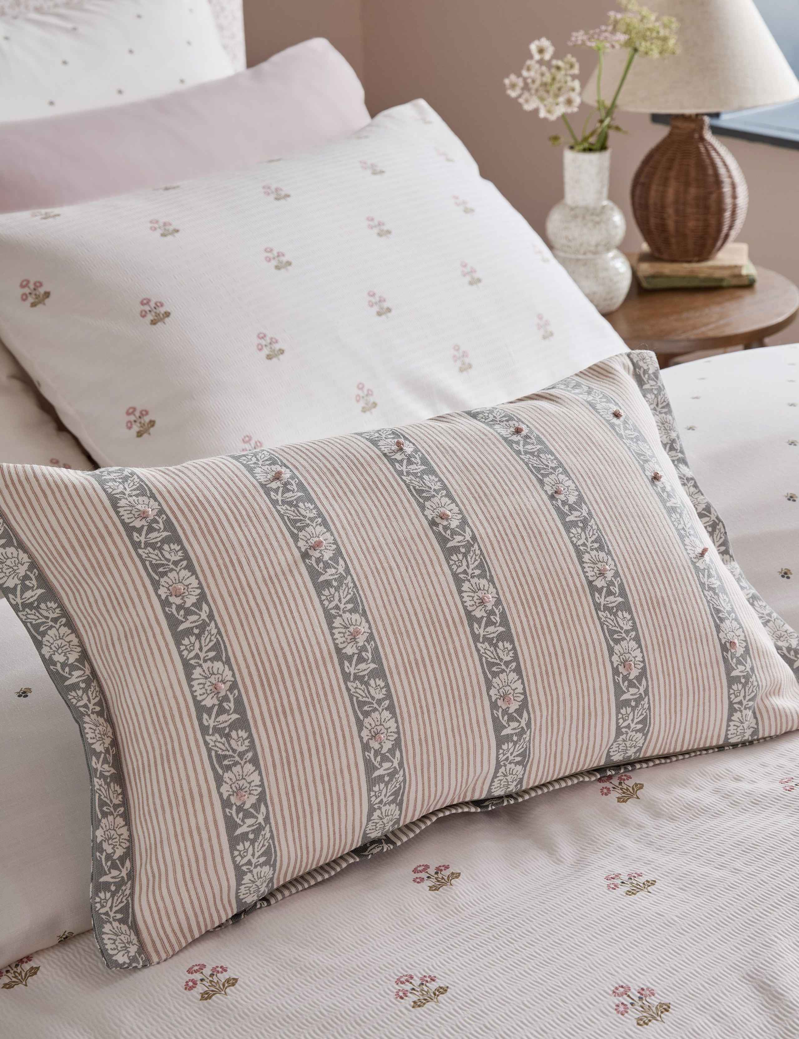 Pure Cotton Semington Bolster Cushion