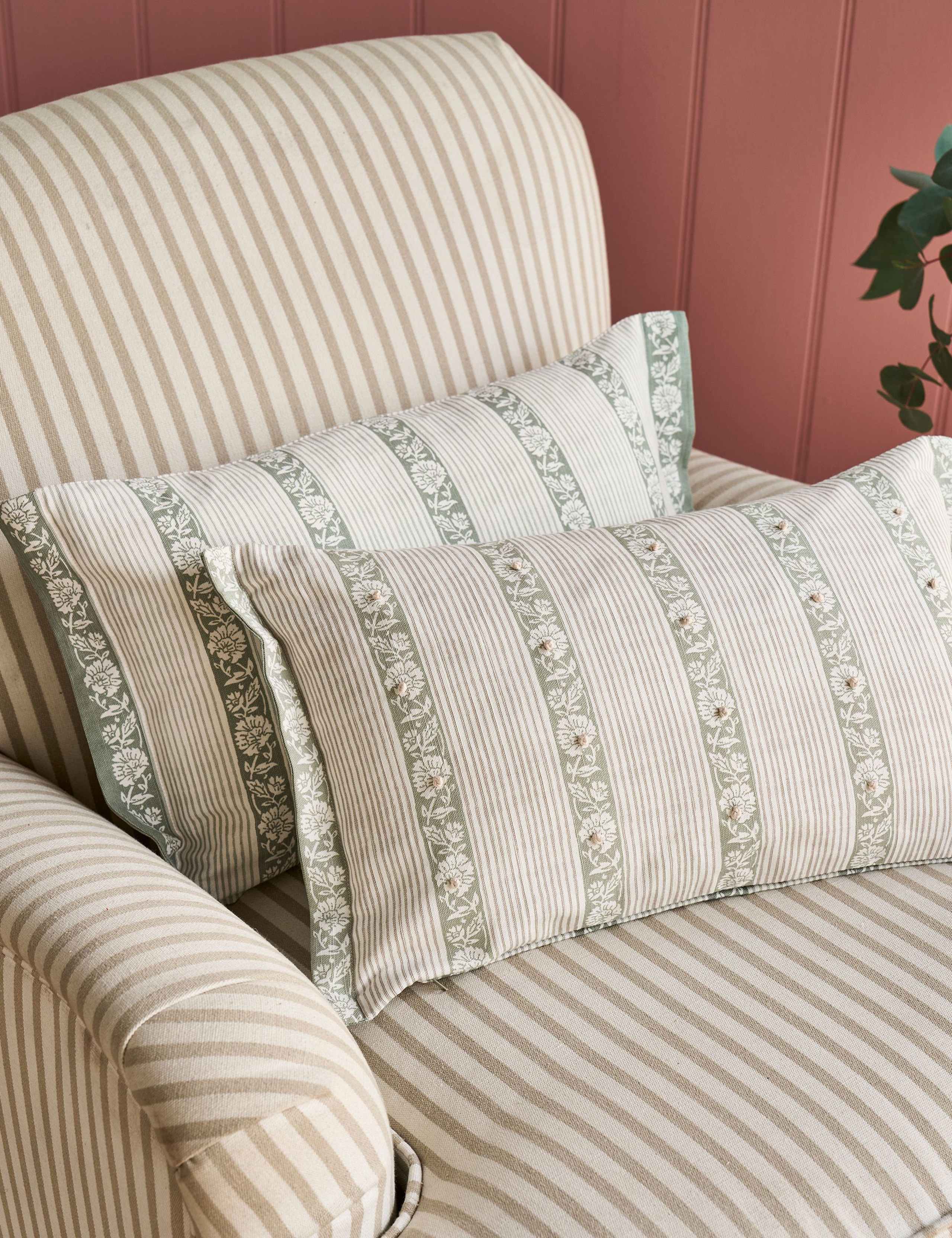 Pure Cotton Semington Bolster Cushion