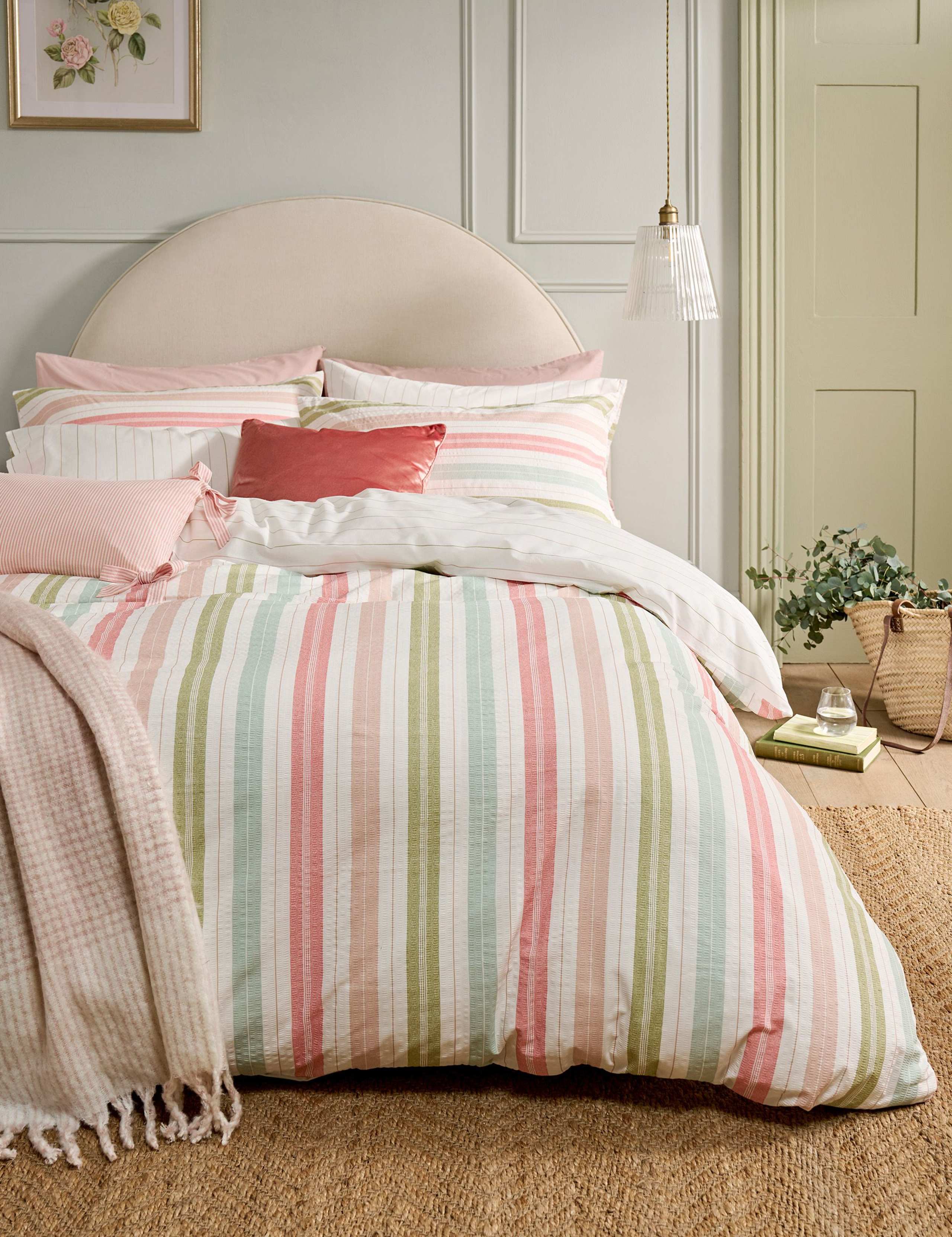 Pure Cotton Sophie Striped Bedding Set