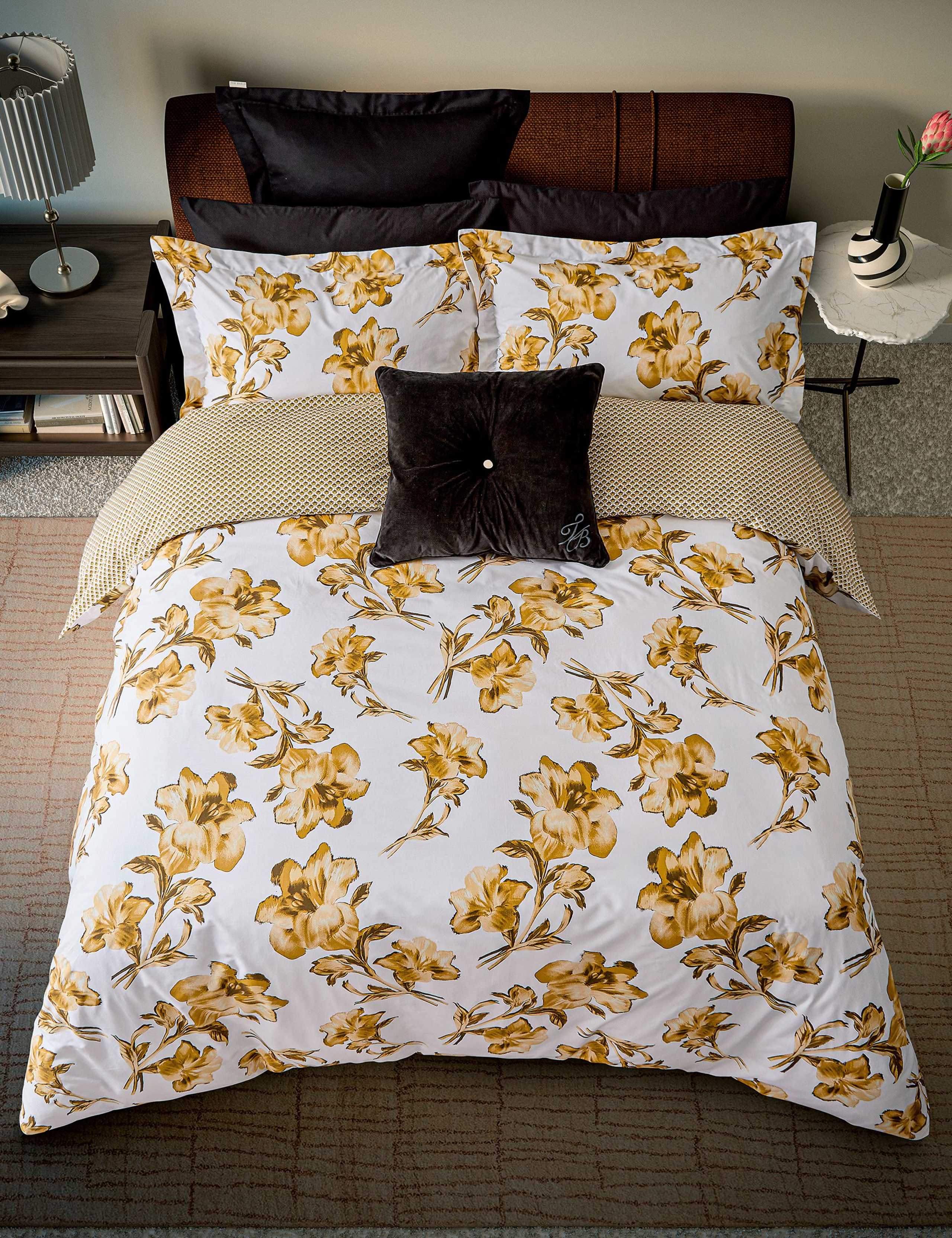 Pure Cotton Midnight Garden Bedding Set