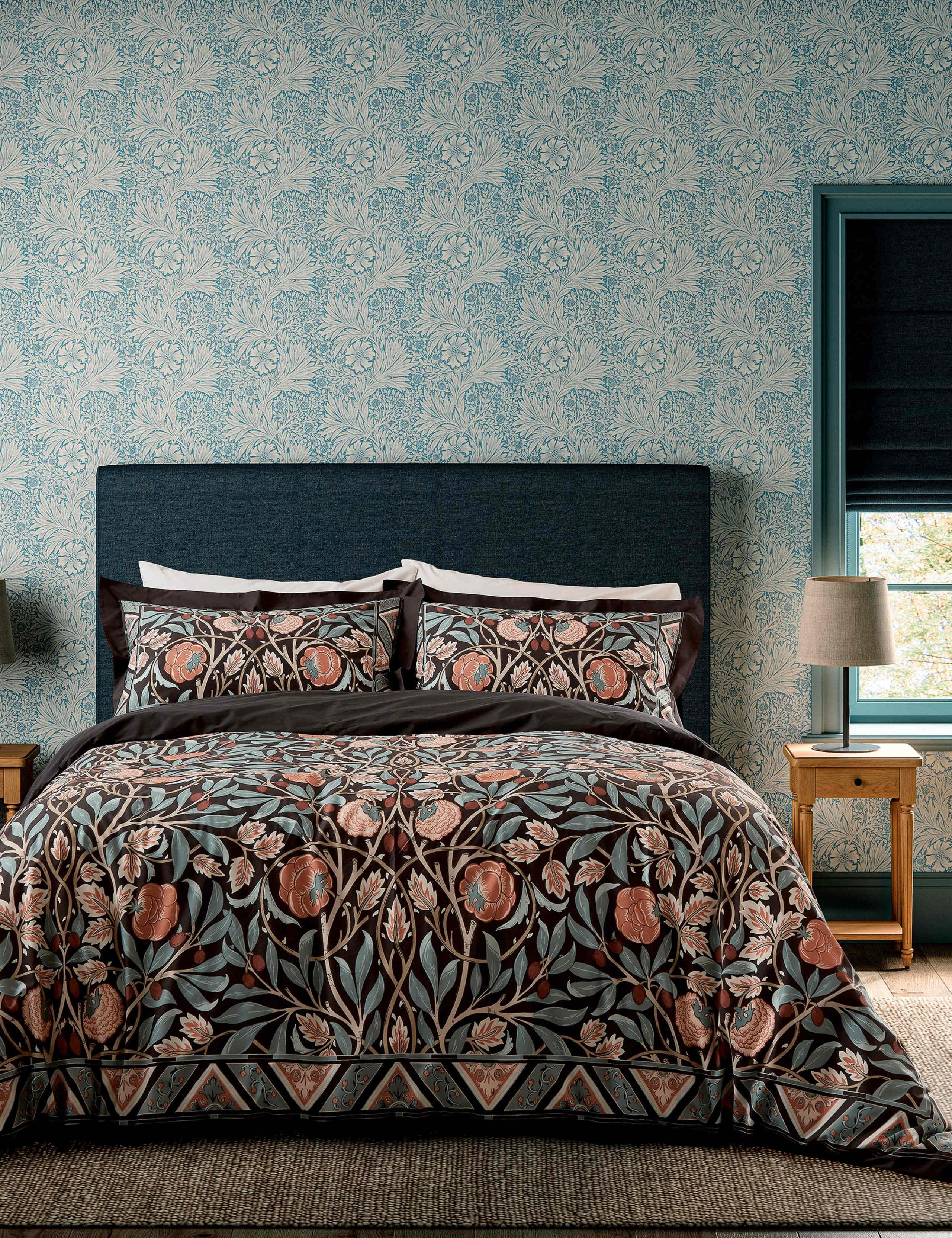 Pure Cotton Olive and Rose Bedding Set