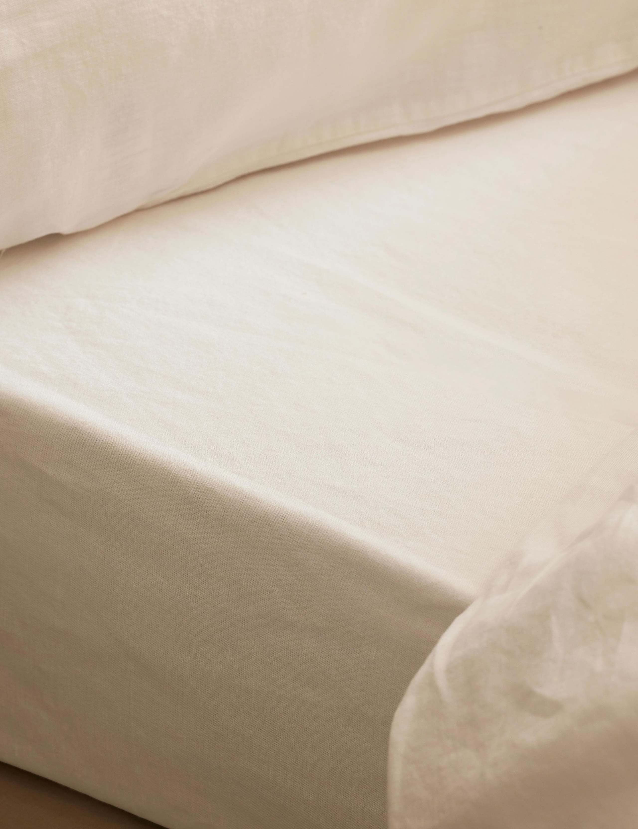 Linen Rich Fitted Sheet