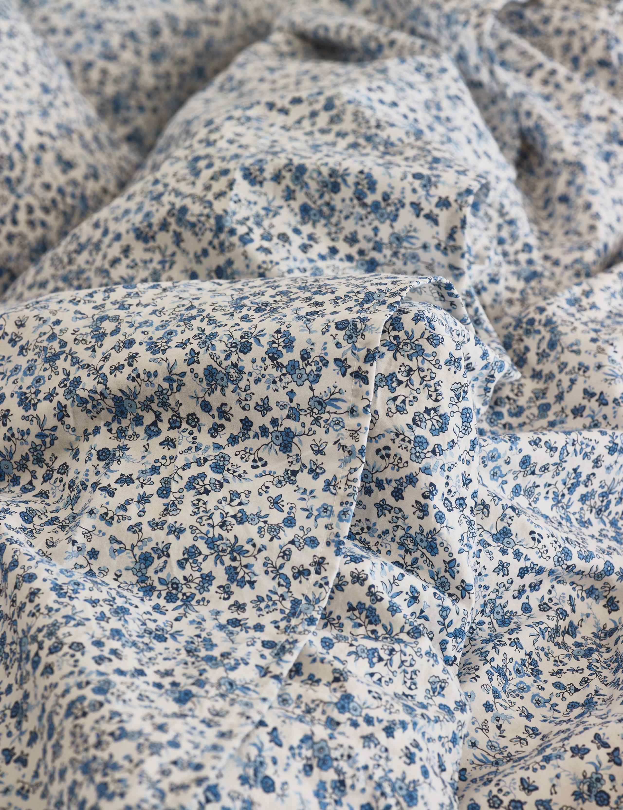 Pure Cotton Mini Meadow Flat Sheet