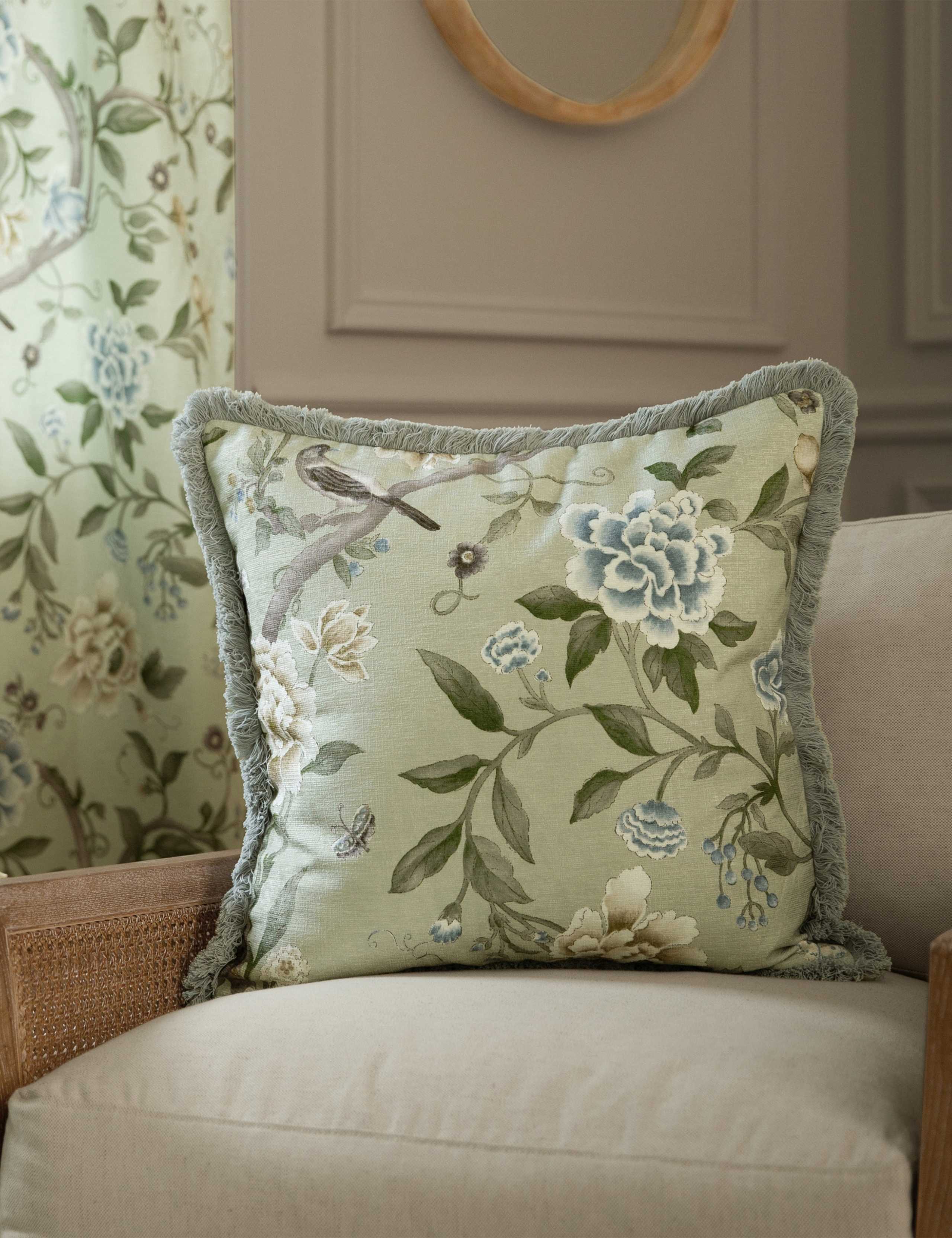 Chenille Porcelain Garden Cushion