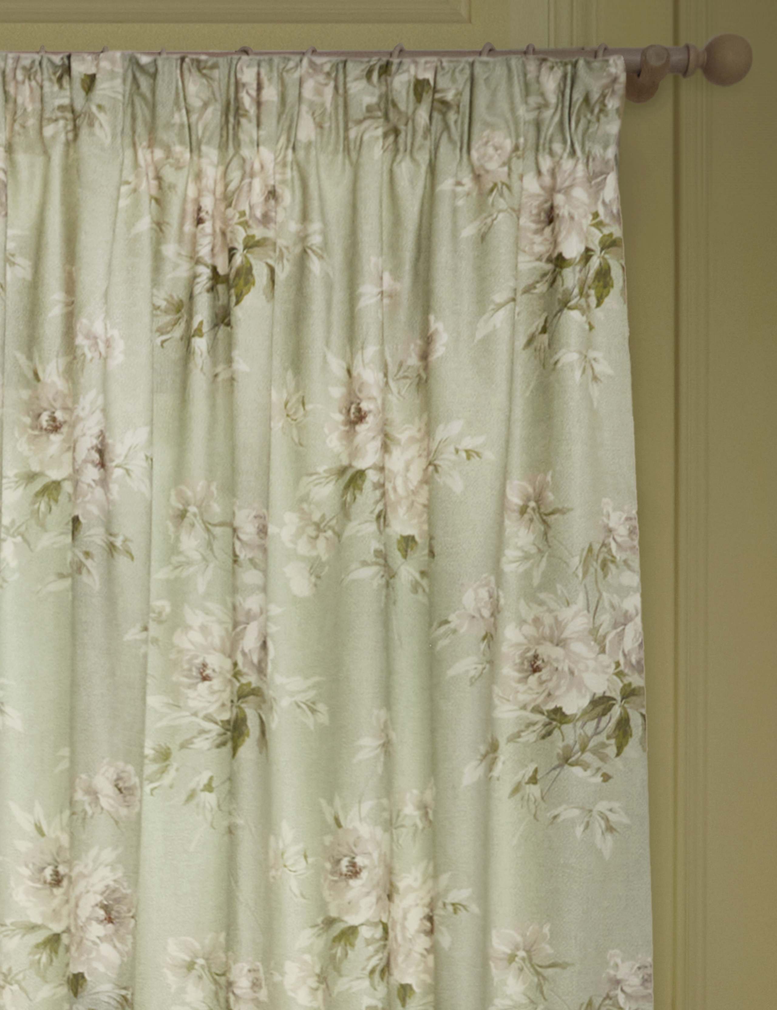 Adele Chenille Pencil Pleat Curtains