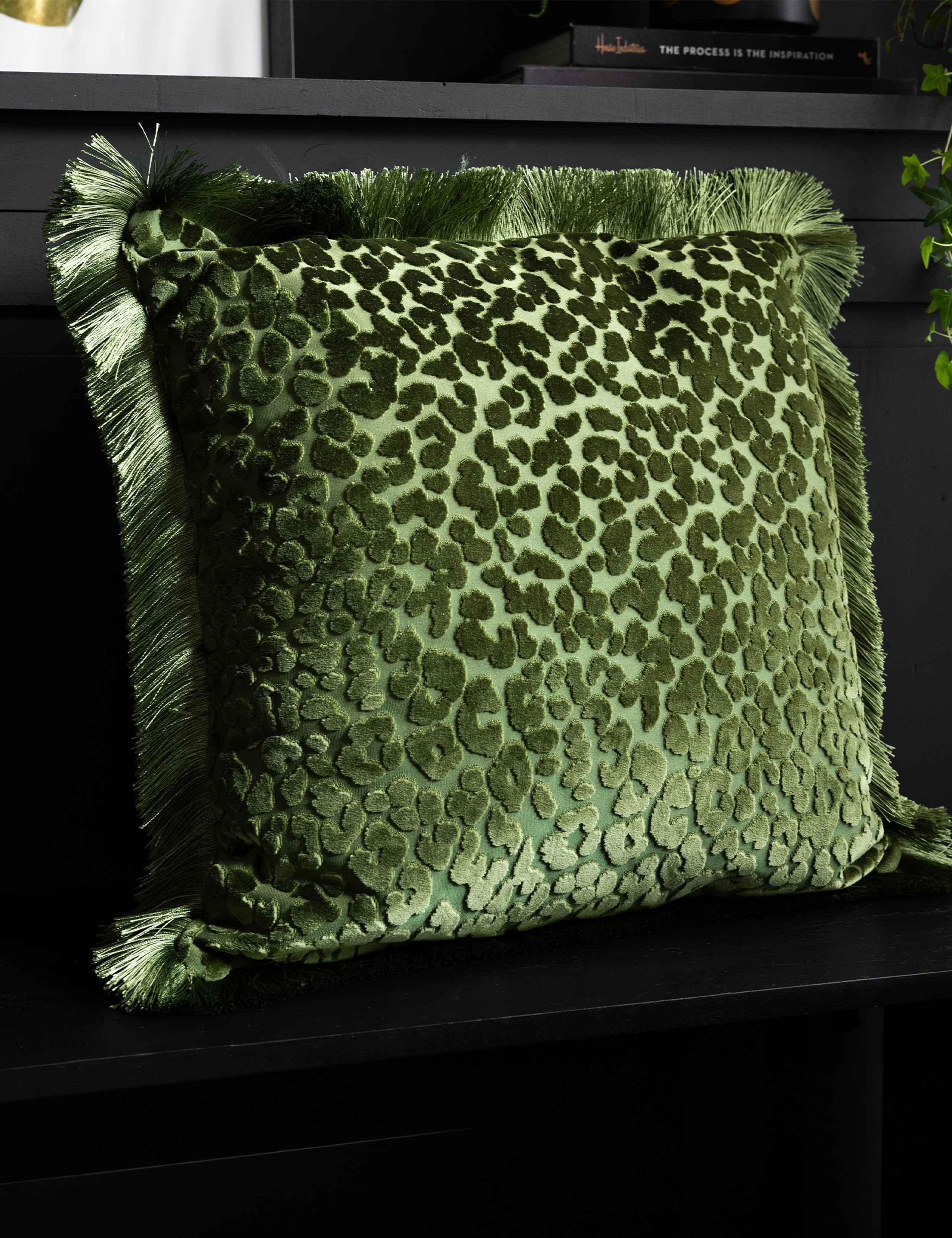 Leopard Love Velvet Cushion