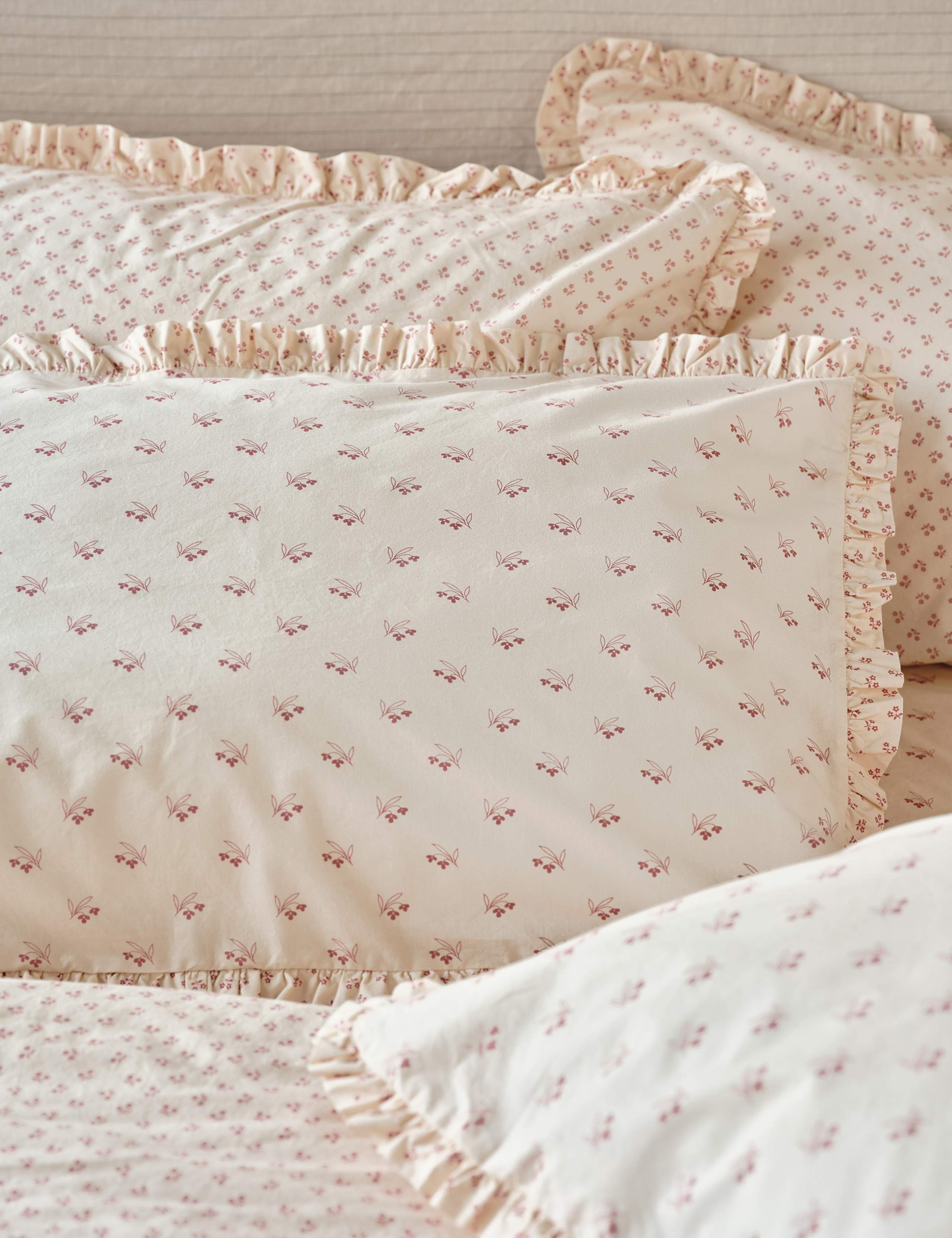 2 Pack Washed Cotton Martha Pillowcases
