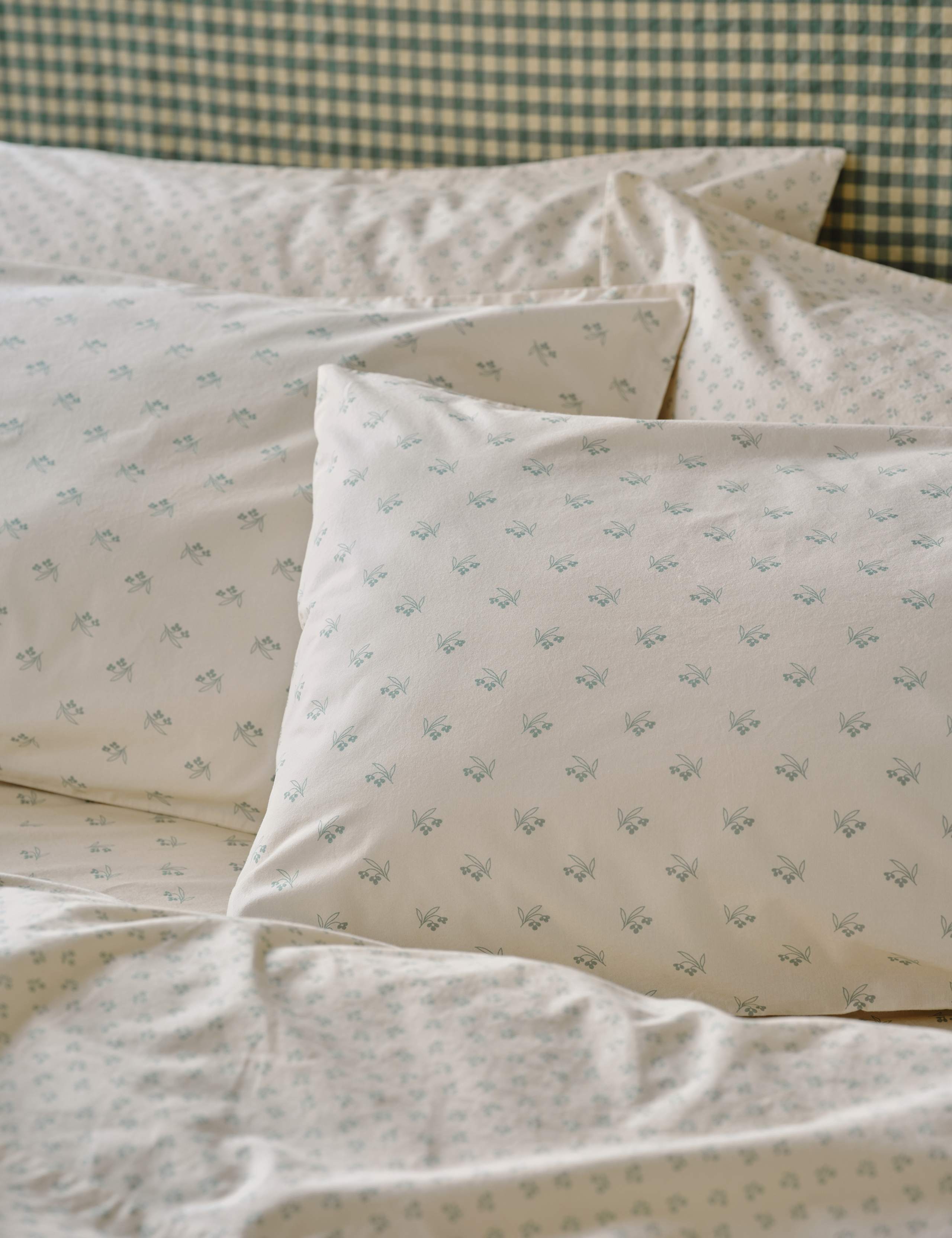 2 Pack Washed Cotton Martha Pillowcases