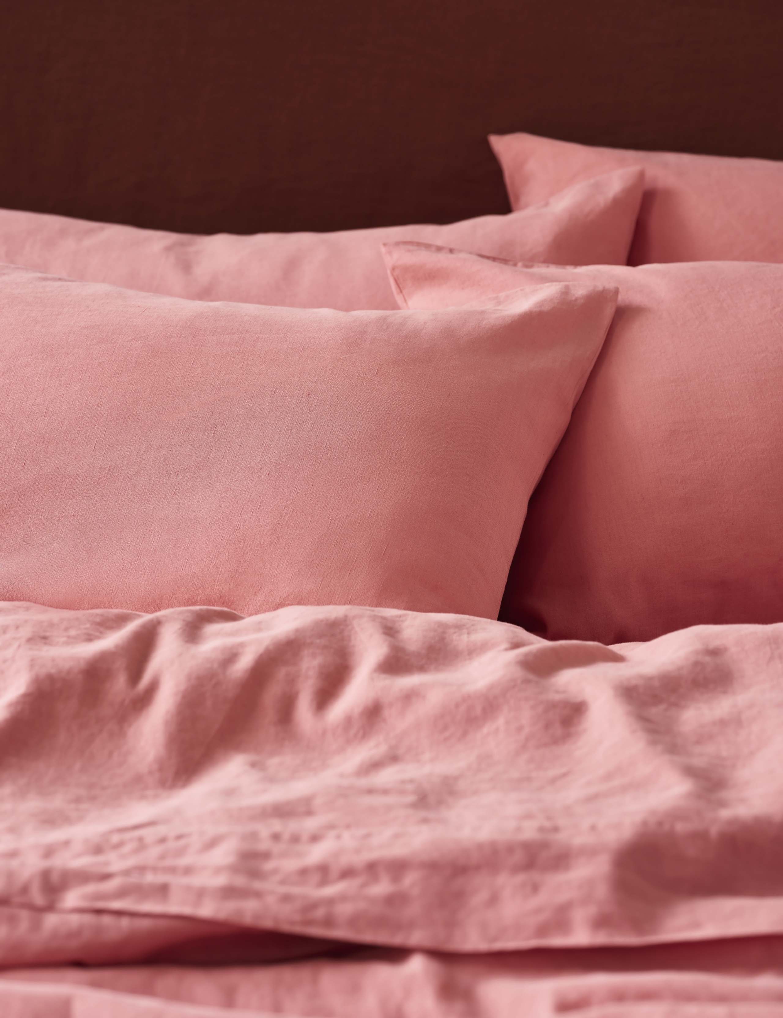 2 Pack Linen Rich Pillowcases