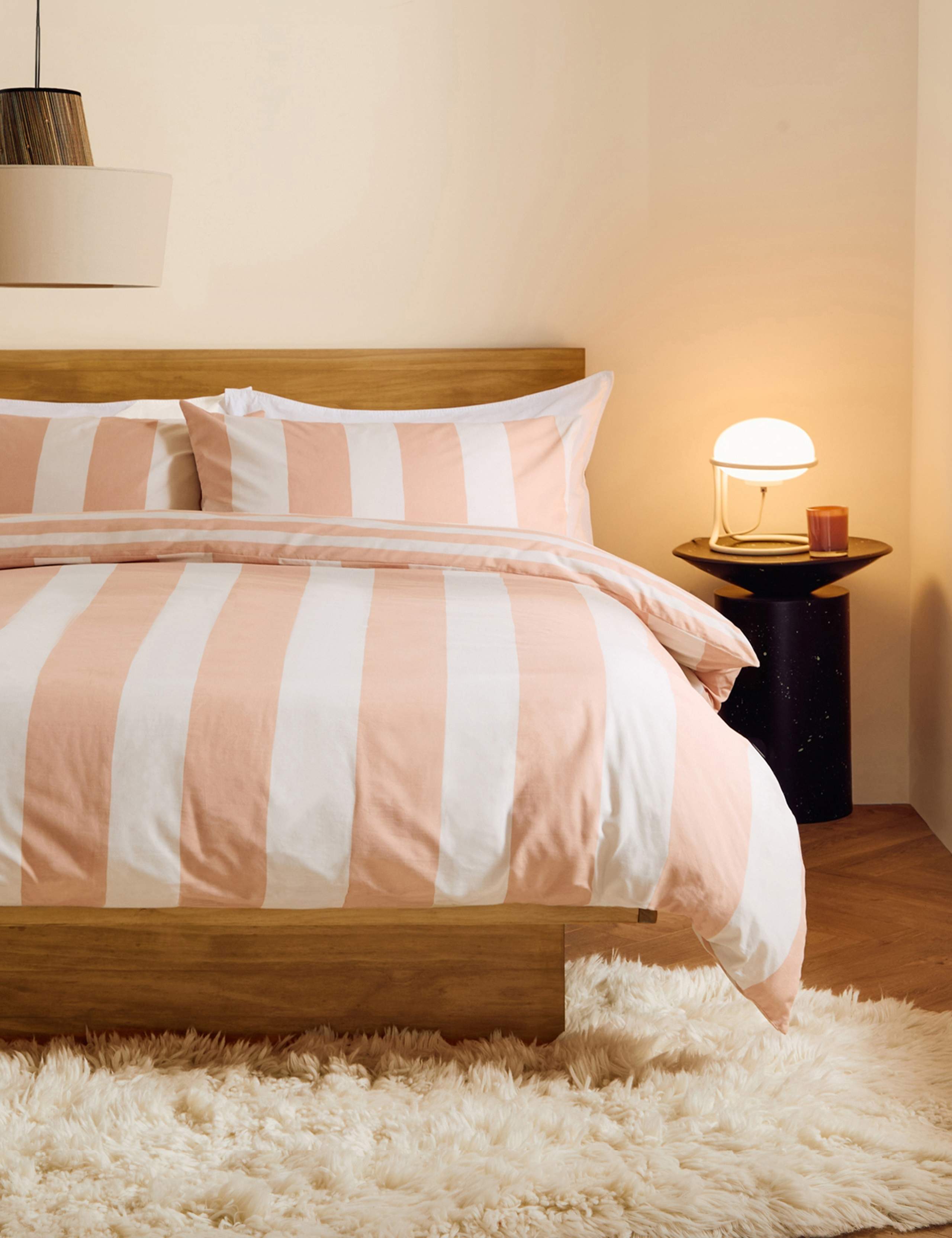 Pure Cotton Striped Bedding Set