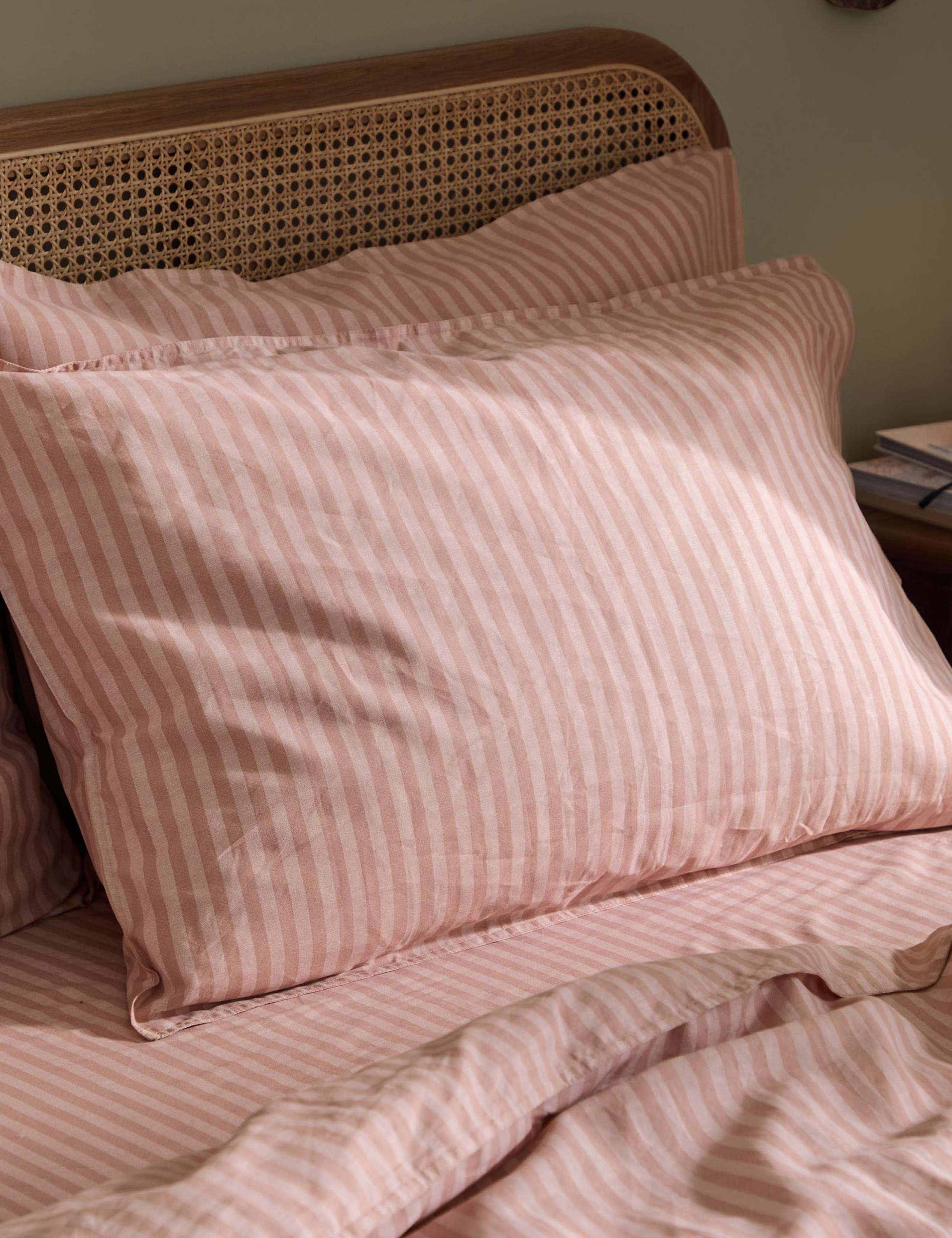 Set of 2 Pure Cotton Marlow Striped Pillowcases