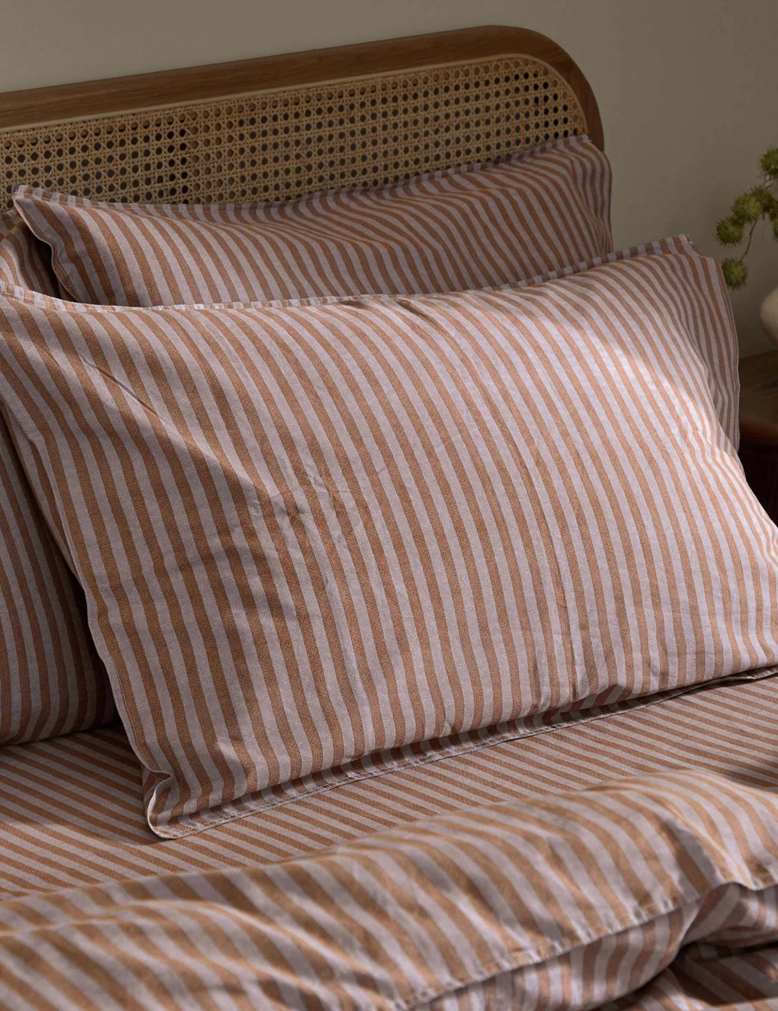 Set of 2 Pure Cotton Marlow Striped Pillowcases