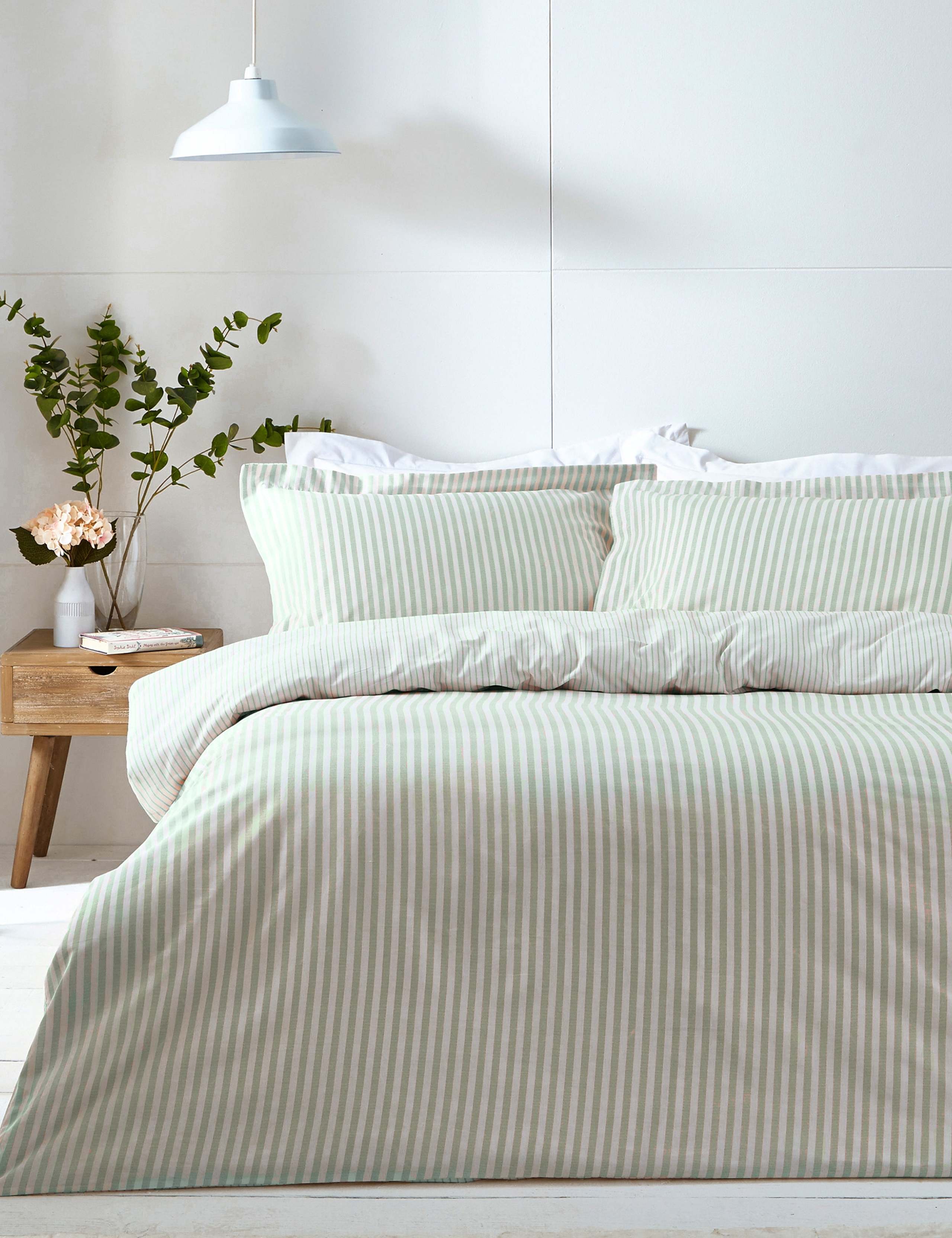 Pure Cotton Hebden Stripe Bedding Set