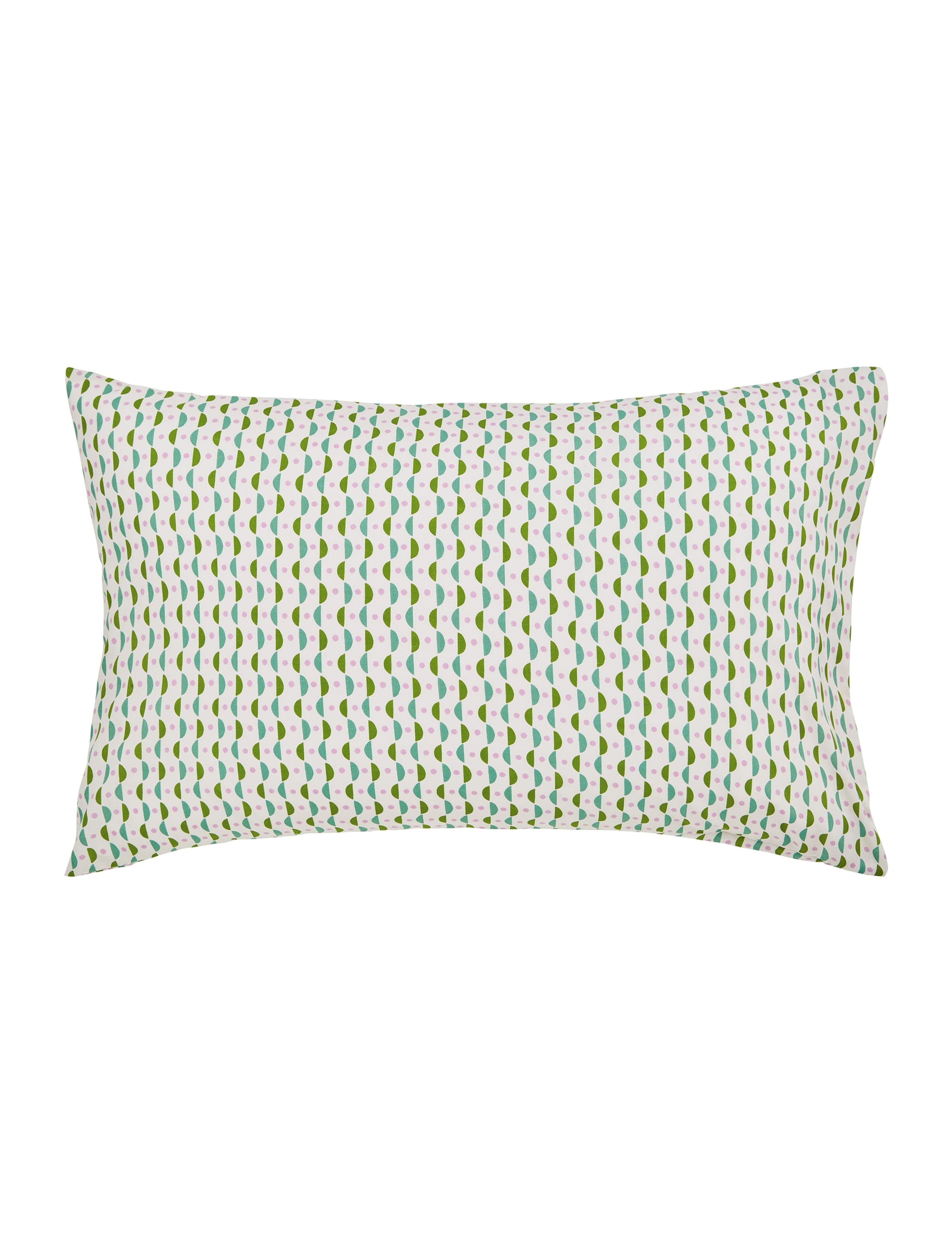 2 Pack Pure Cotton Cece Patterned Pillowcases