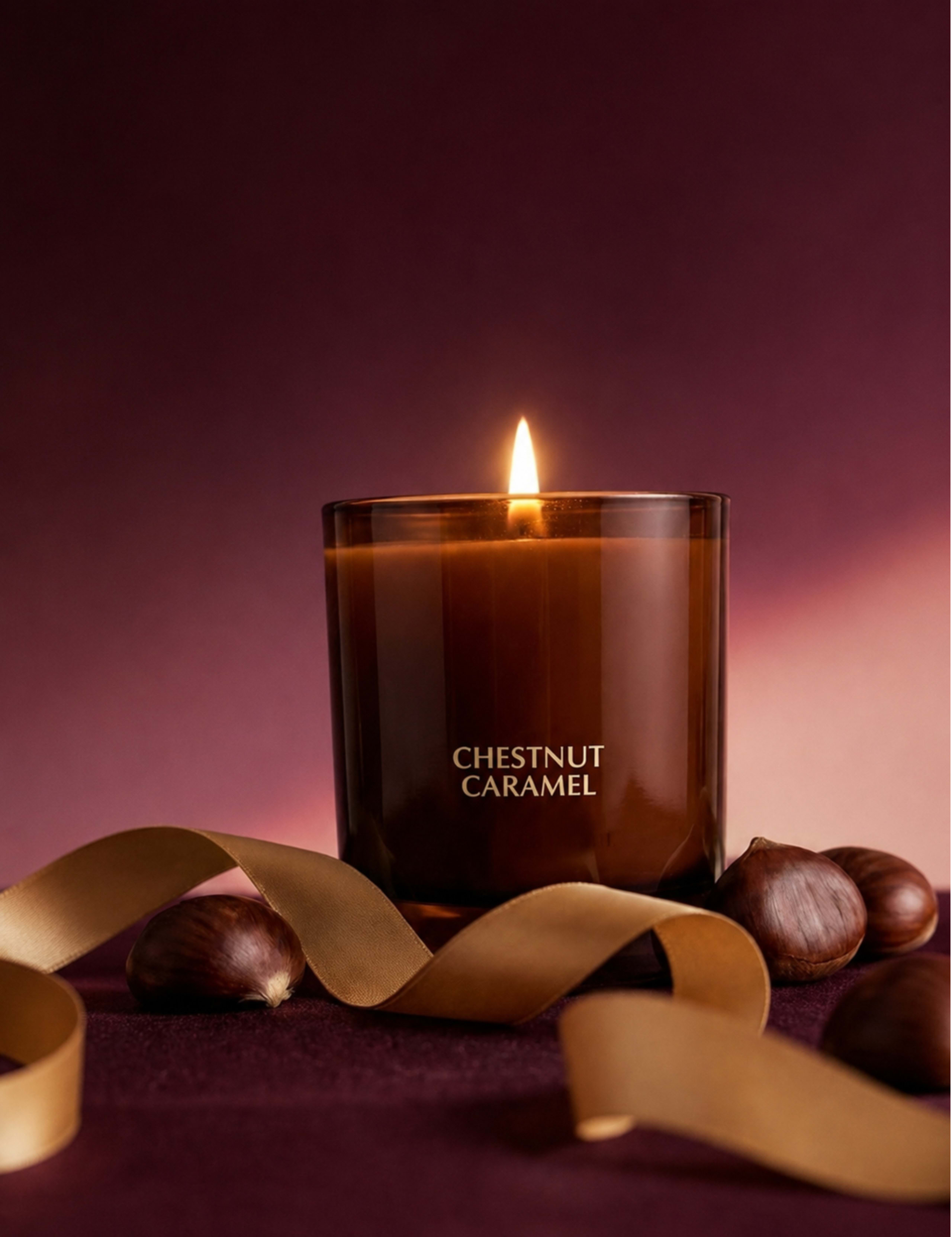 Chestnut Caramel Candle 210g